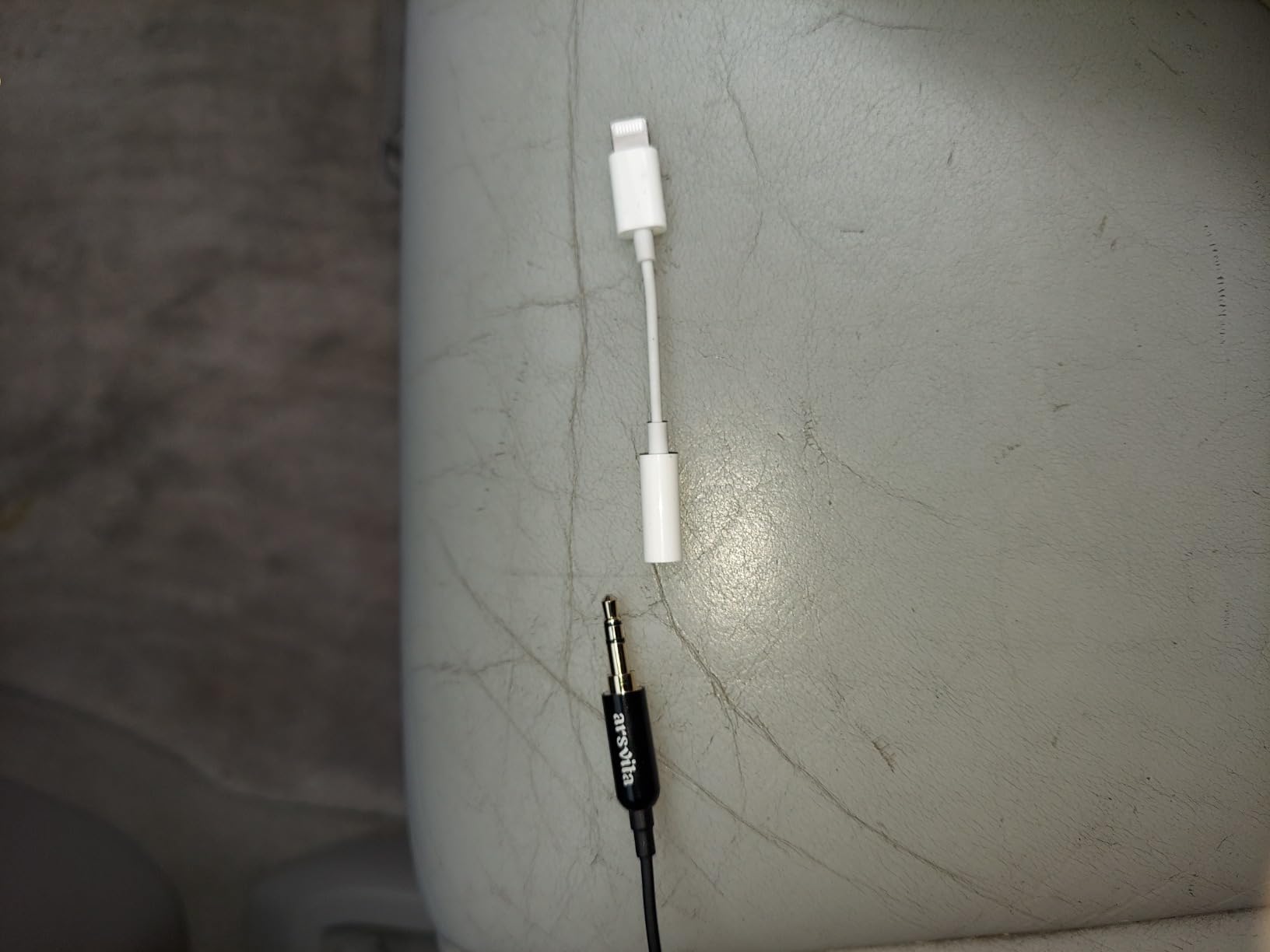 arsvita Car Audio Cassette to Aux Adapter, 3.5 MM Auxillary Cable Tape Adapter - Customer Photo 1
