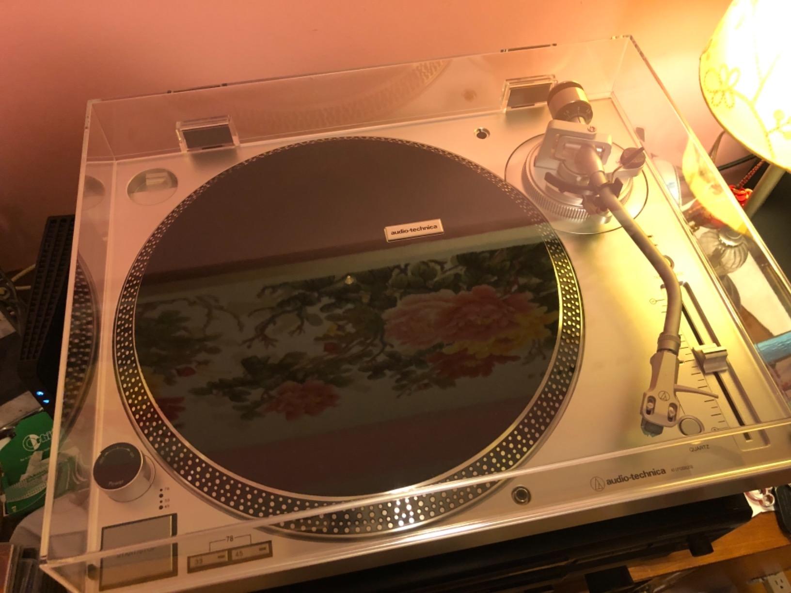 Audio-Technica AT-LP120XUSB-BK Direct-Drive Turntable (Analog & USB), Fully Manual, Hi-Fi, 3 Speed, Convert Vinyl to Digital, Anti-Skate and Variable Pitch Control Black - Customer Photo 1
