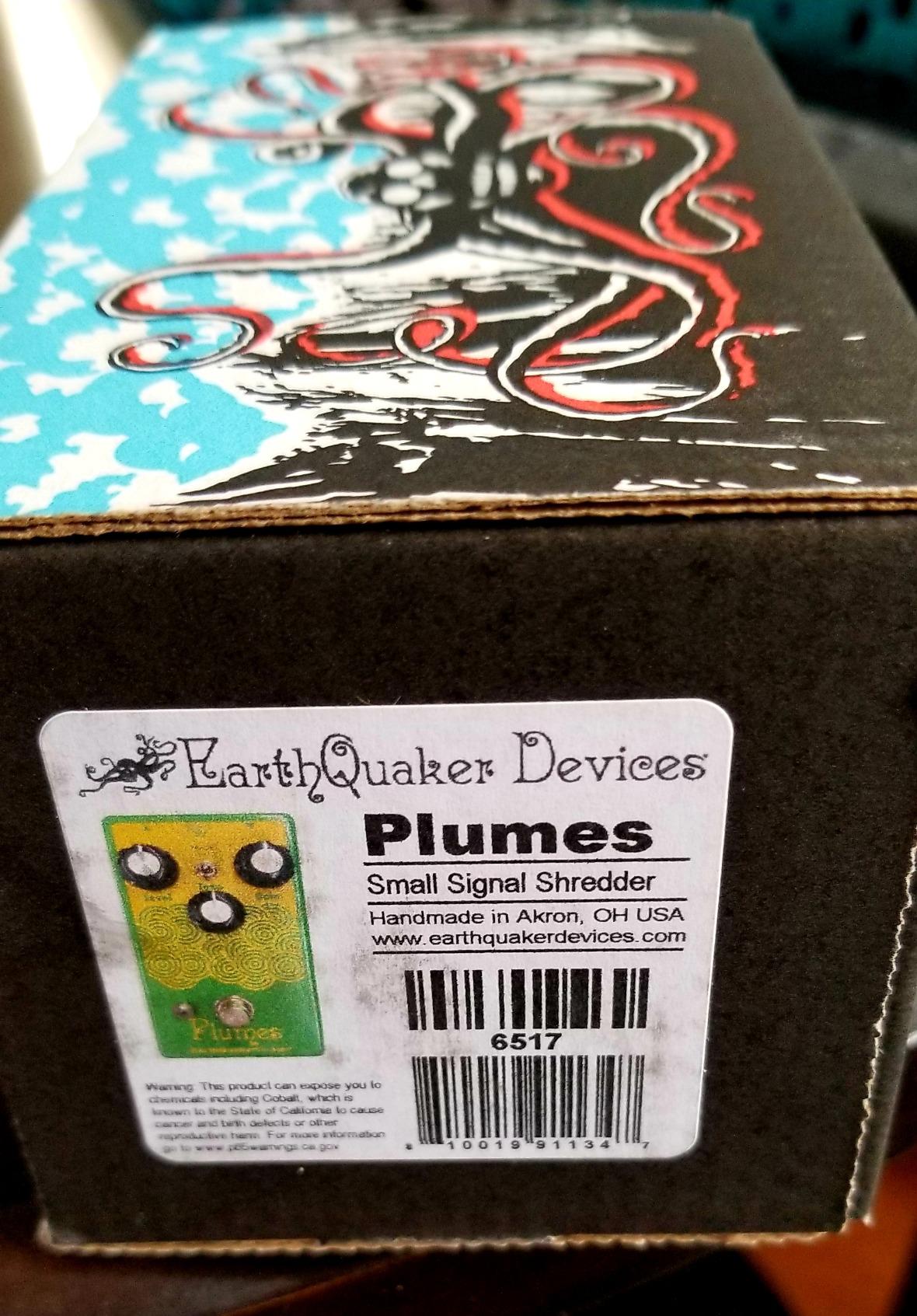 EarthQuaker Devices Plumes Small Signal Shredder Overdrive Guitar Pedal - Customer Photo 2