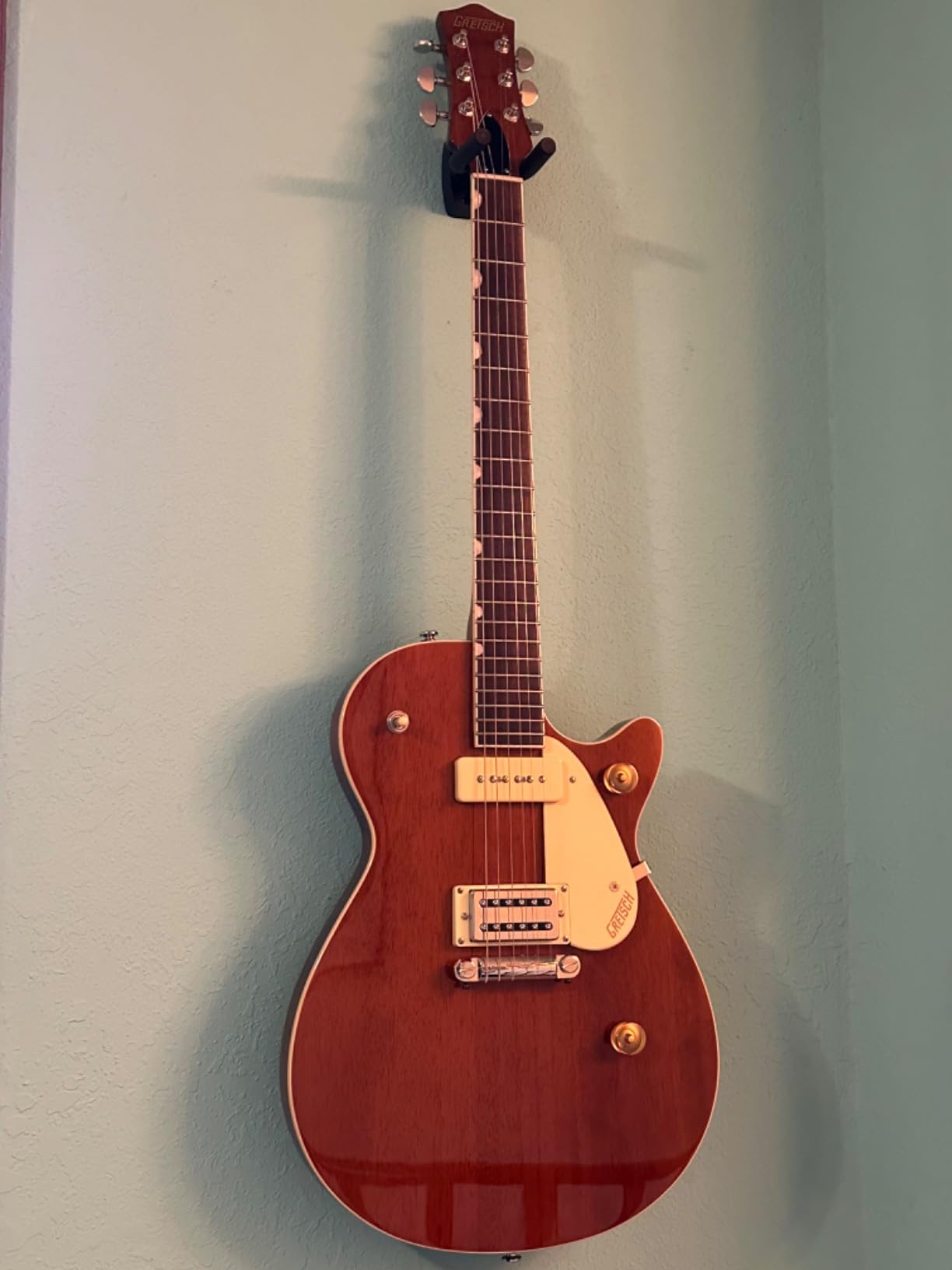 Gretsch G2215-P90 Streamliner Junior Jet Club 6-String Electric Guitar with Laurel Fingerboard and Three-Way Pickup Switching (Right-Handed, Single Barrel Stain) - Customer Photo 2