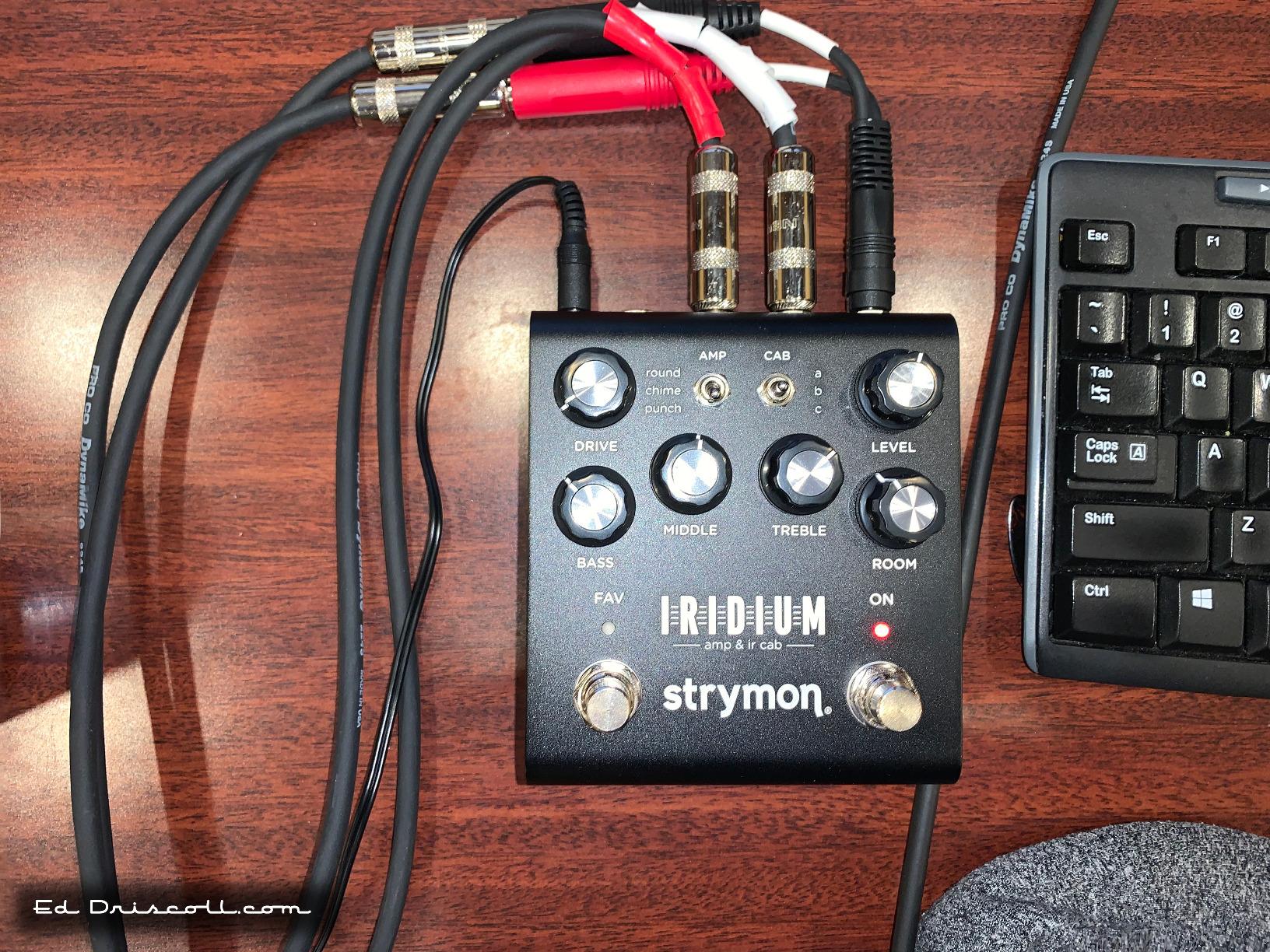 Strymon Iridium Amp and IR Cab Simulator Guitar Pedal for Electric and Acoustic Guitar, Synths and Keyboards Customer Review Strymon Iridium Amp and IR Cab Simulator Guitar Pedal for Electric and Acoustic Guitar, Synths and Keyboards - Customer Photo 1