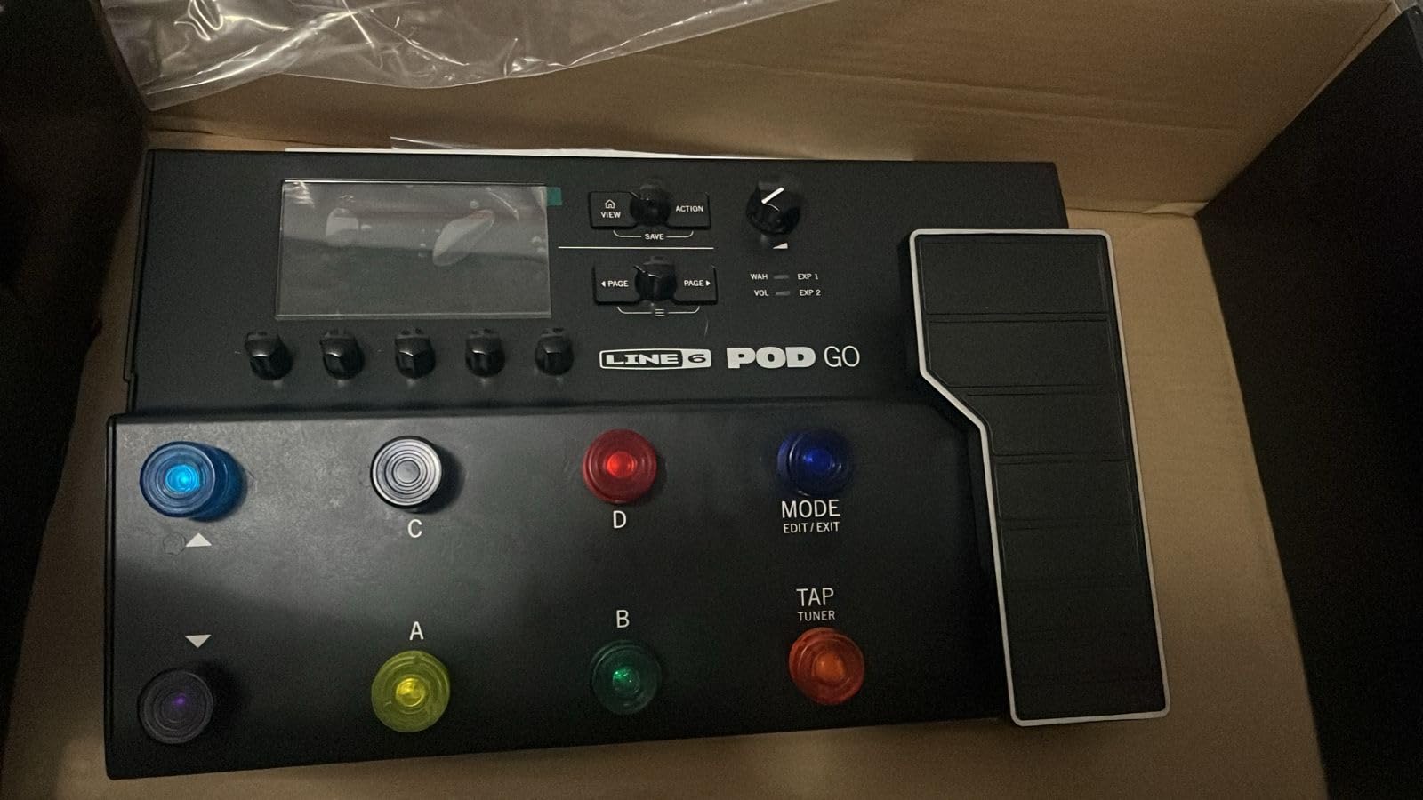 Line 6 POD Go Guitar Multi-Effects Pedal, Black customer photo 1