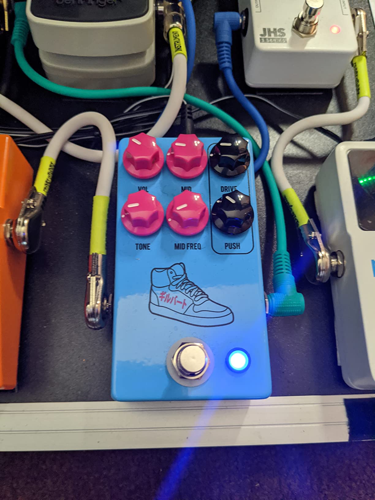 JHS Pedals JHS Paul Gibert PG-14 Signature Distortion Pedal Customer Review JHS Pedals JHS Paul Gibert PG-14 Signature Distortion Pedal - Customer Photo 2