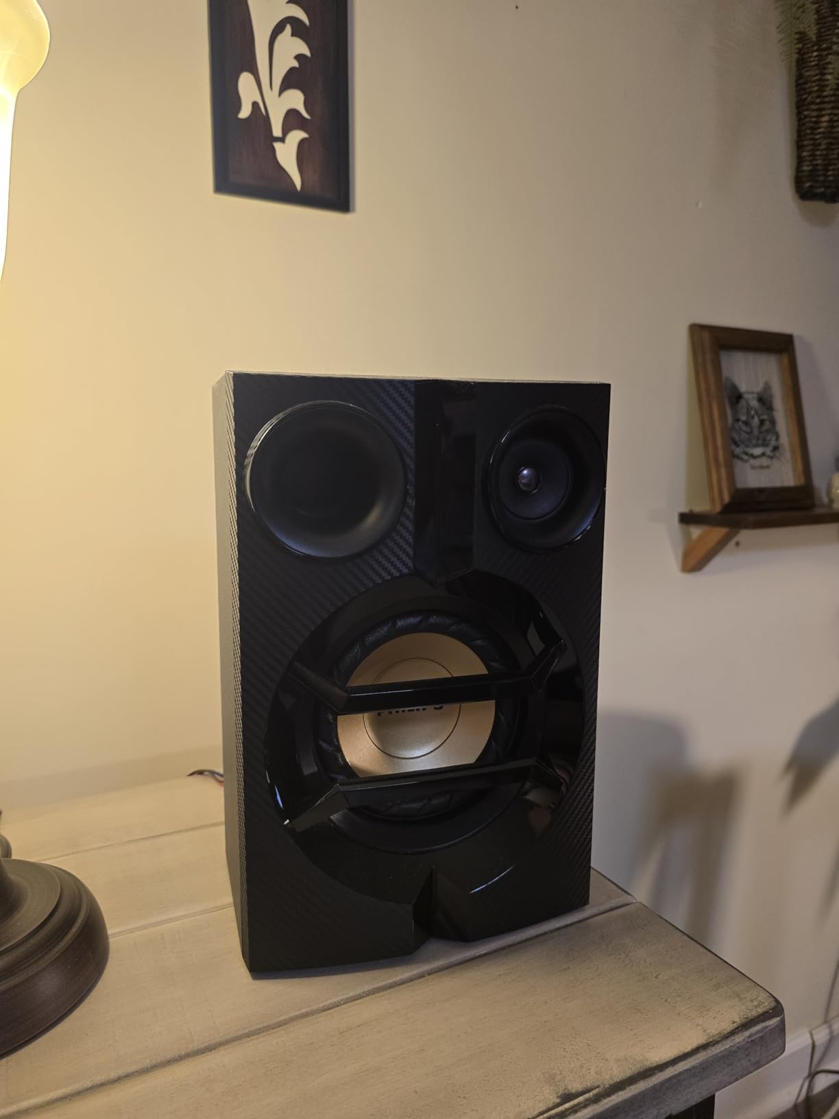 PHILIPS FX10 Bluetooth Stereo System for Home with CD Player, MP3, USB, FM Radio, Bass Reflex Speaker, 230W, Remote Control Included - Customer Photo 1