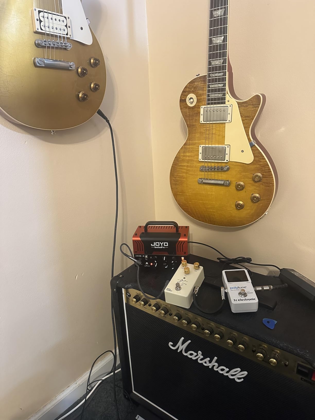 JOYO Bluejay BanTamp Series Mini Amp Head 20 Watt Preamp 2 Channel Hybrid Tube Guitar Amplifier with Bluetooth Customer Review JOYO Bluejay BanTamp Series Mini Amp Head 20 Watt Preamp 2 Channel Hybrid Tube Guitar Amplifier with Bluetooth - Customer Photo 2