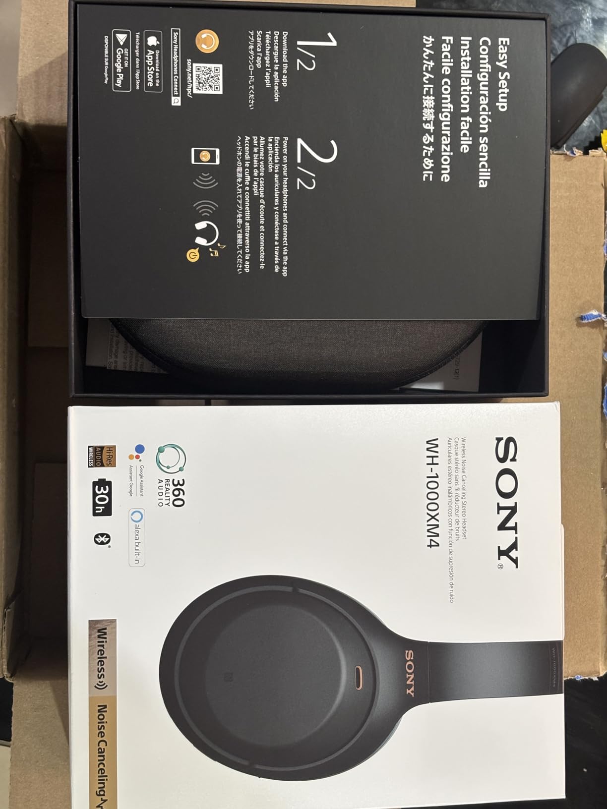 Sony WH-1000XM4 Wireless Premium Noise Canceling Overhead Headphones with Mic for Phone-Call and Alexa Voice Control, Silver WH1000XM4 Customer Review Sony WH-1000XM4 Wireless Premium Noise Canceling Overhead Headphones with Mic for Phone-Call and Alexa Voice Control, Silver WH1000XM4 - Customer Photo 1