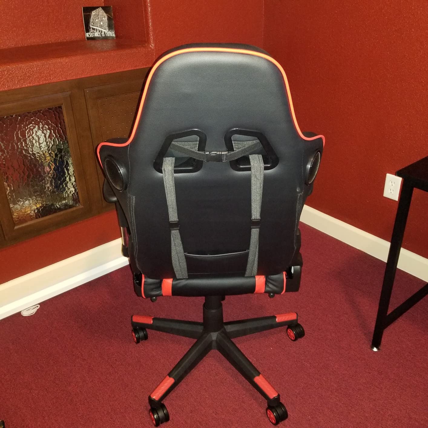 GTRACING Gaming Chair with Footrest Speakers Video Game Chair Bluetooth Music Heavy Duty Ergonomic Computer Office Desk Chair Customer Review GTRACING Gaming Chair with Footrest Speakers Video Game Chair Bluetooth Music Heavy Duty Ergonomic Computer Office Desk Chair - Customer Photo 1