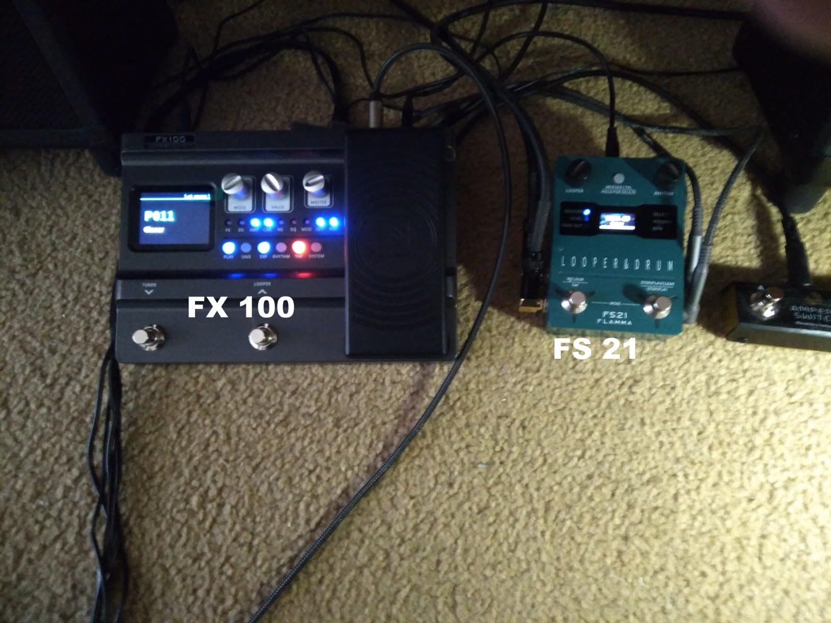 FLAMMA FX100 Guitar Multi-effects Pedal with 55 Amp Models 151 Built-in Effects 80' Looper 40 Drum Machine 10 3rd Party IR Slots Headphone OTG for Home Practice Performance Live Streaming - Customer Photo 2
