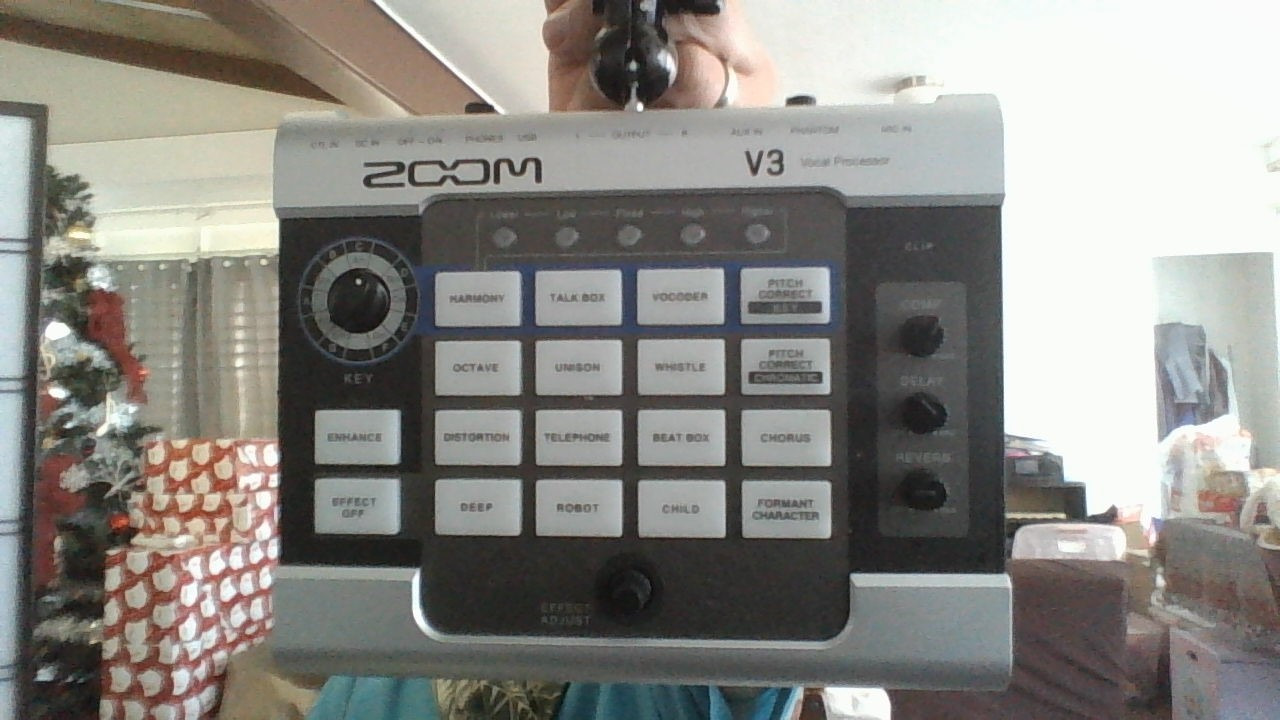 Zoom V3 Vocal Processor, Vocal Effects Pedal, 3-Part Harmony, Pitch Correction, 16 Studio Grade Effects, Battery Powered, for Streaming and Recording Customer Review Zoom V3 Vocal Processor, Vocal Effects Pedal, 3-Part Harmony, Pitch Correction, 16 Studio Grade Effects, Battery Powered, for Streaming and Recording - Customer Photo 3