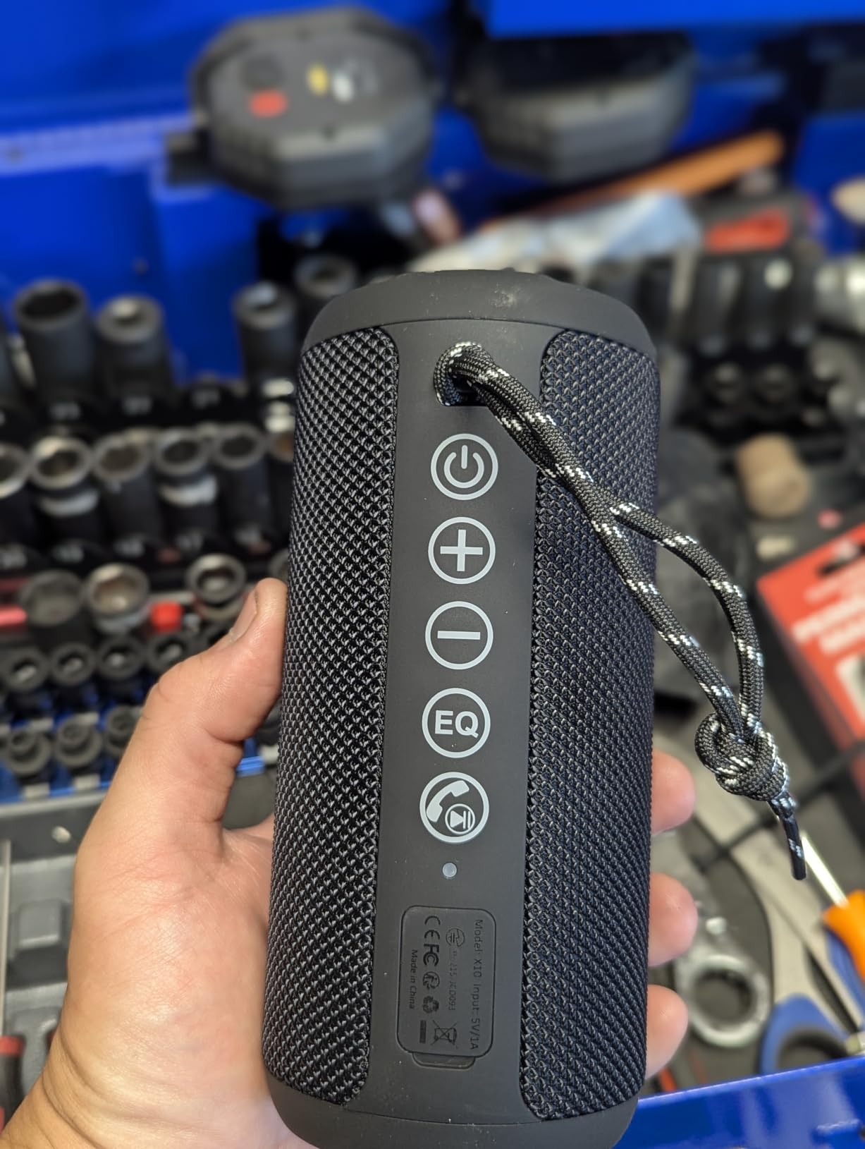 Ortizan Portable Bluetooth Speaker: IPX7 Waterproof, 24W Loud Sound, Deep Bass, Bluetooth 5.3, LED Lights, Wireless Stereo Pairing, 30H Playtime, for Home/Outdoor/Party/Beach, Birthday Gift (Black) Customer Review Ortizan Portable Bluetooth Speaker: IPX7 Waterproof, 24W Loud Sound, Deep Bass, Bluetooth 5.3, LED Lights, Wireless Stereo Pairing, 30H Playtime, for Home/Outdoor/Party/Beach, Birthday Gift (Black) - Customer Photo 1
