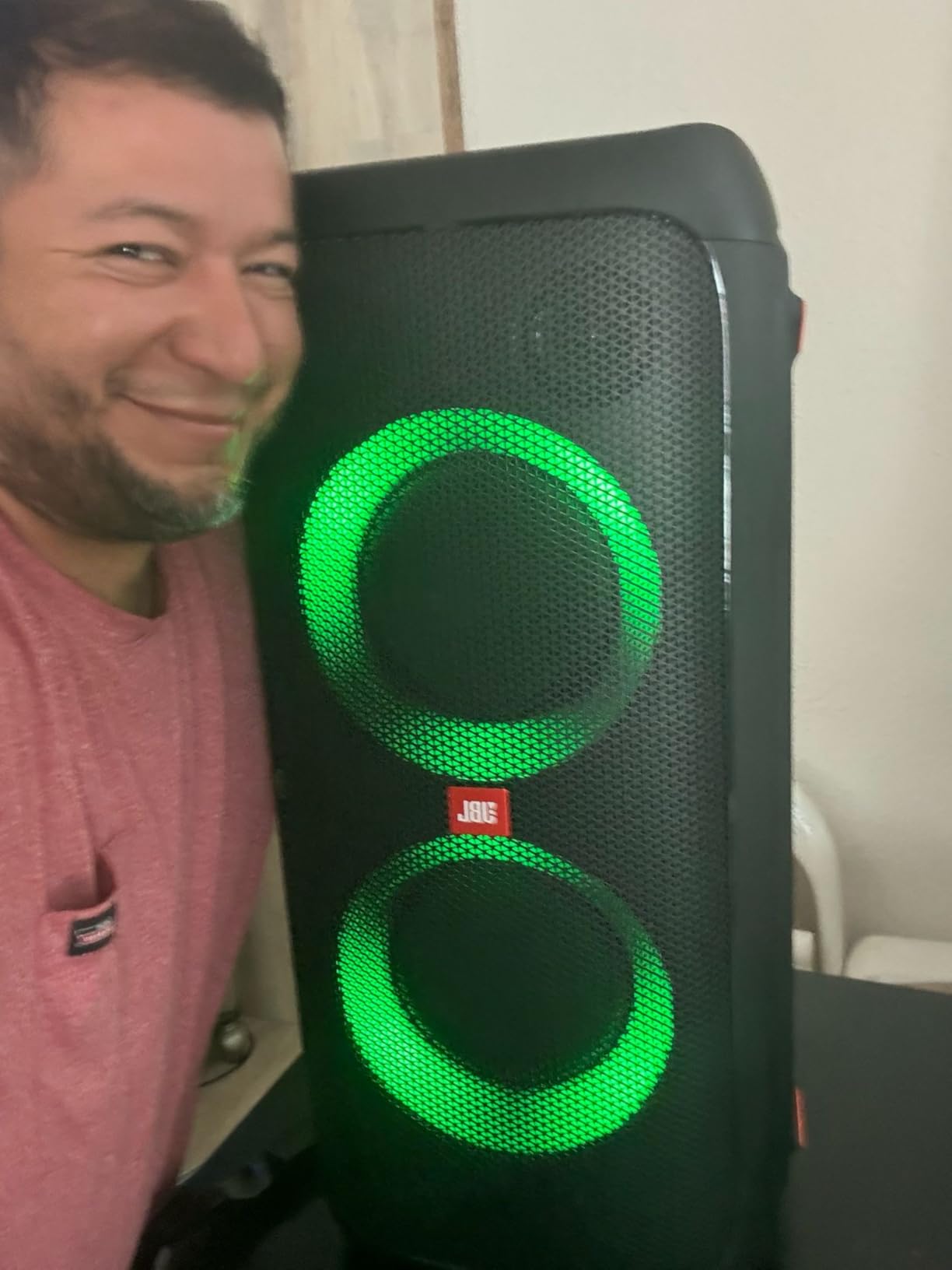 JBL Partybox 310 - Portable Party Speaker with Long Lasting Battery, Powerful JBL Sound and Exciting Light Show,Black - Customer Photo 2