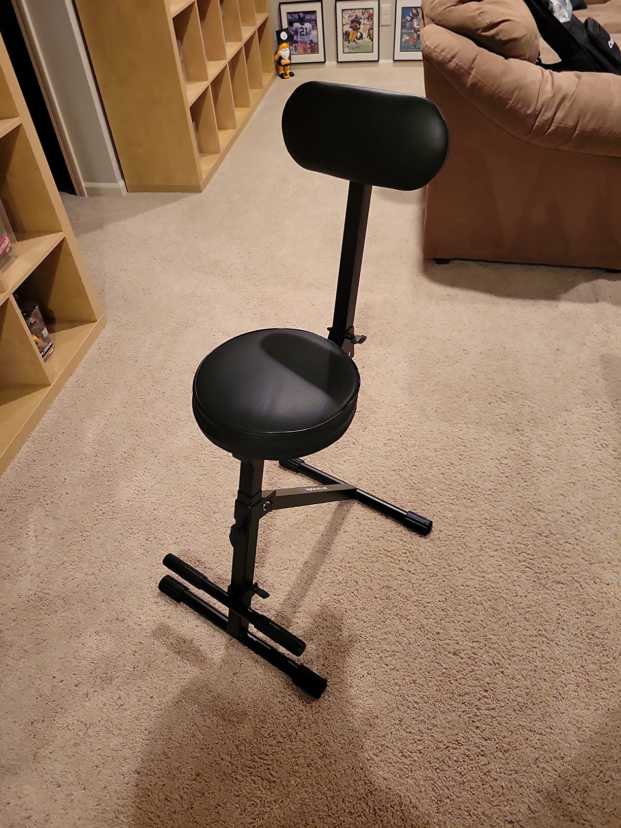 Rockville RDS42 Adjustable DJ/Guitar/Drum/Keyboard Throne Chair, 5 Heights (22-31