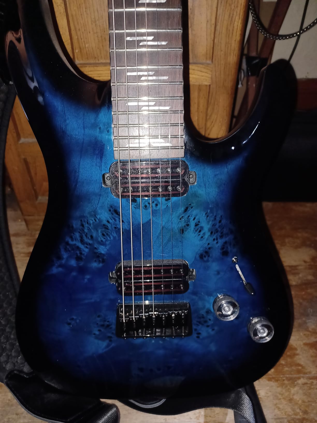 Schecter Omen Elite-7 Electric Guitar - Charcoal - Customer Photo 1