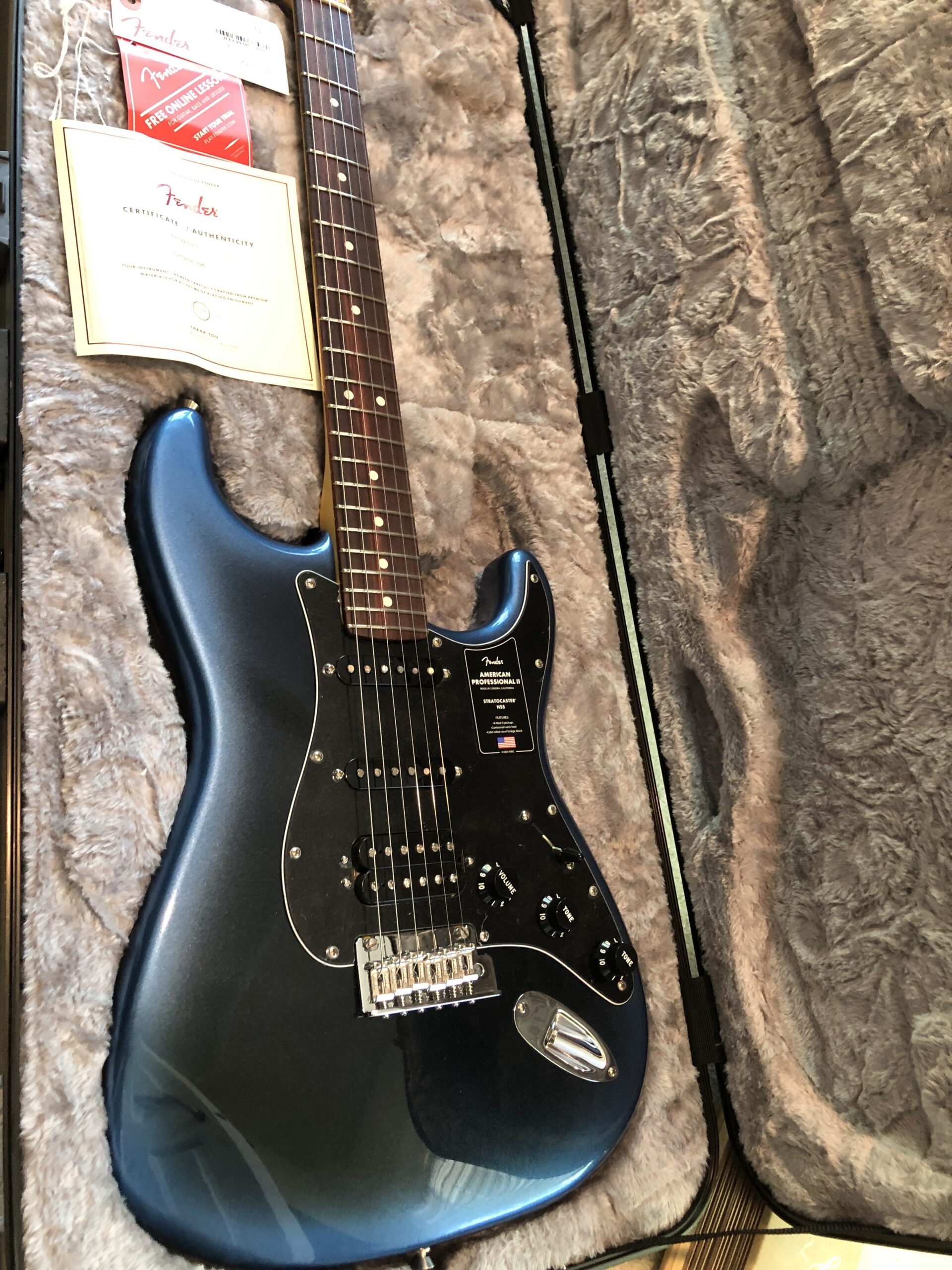 Fender American Professional II Stratocaster HSS - Dark Night with Rosewood Fingerboard - Customer Photo 1