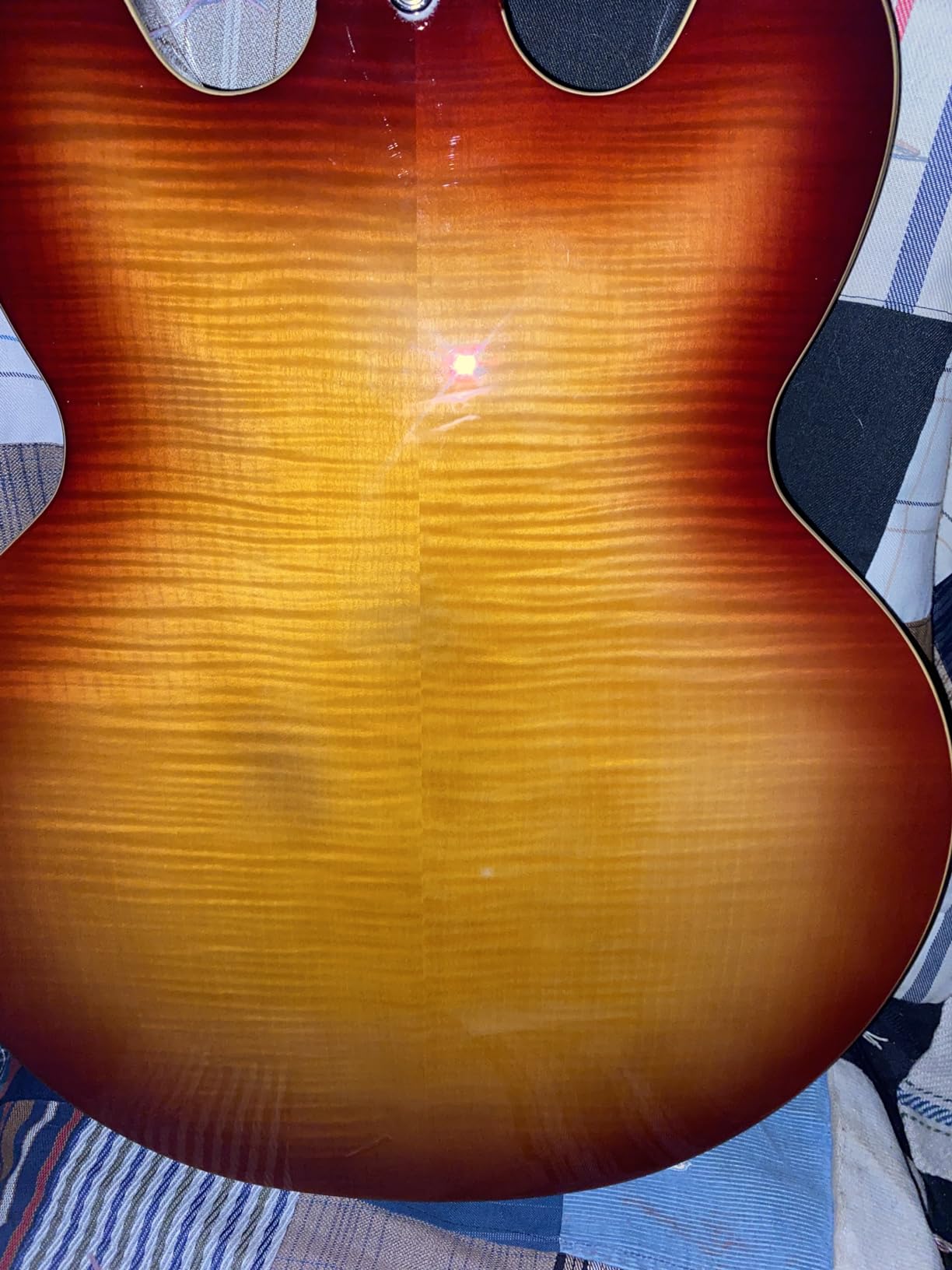Epiphone ES-335 Figured Top Semi Hollowbody, Blueberry Burst customer photo 1