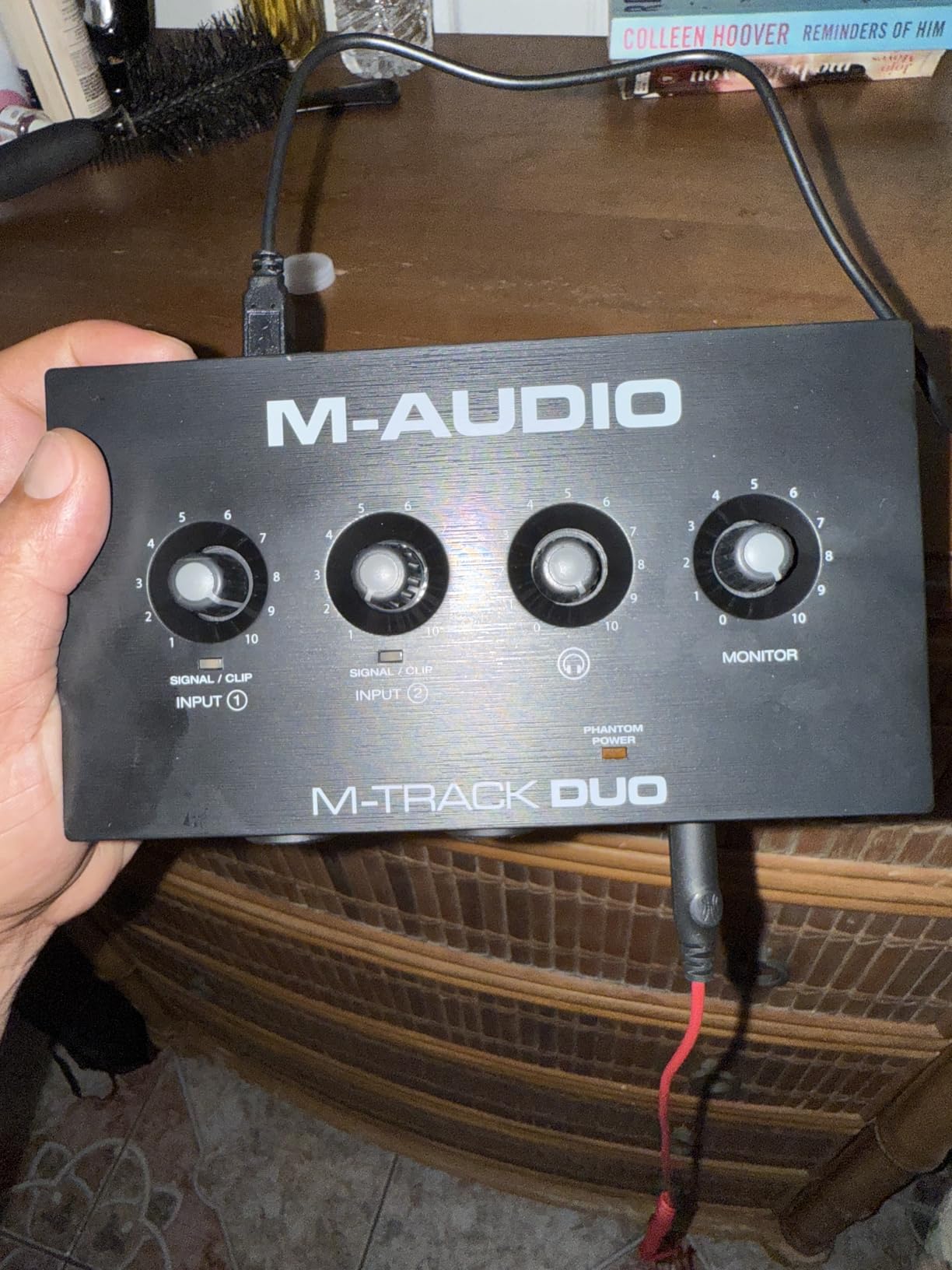 M-AUDIO M-Track Duo USB Audio Interface for Recording, Streaming and Podcasting with Dual XLR, Line and DI Inputs, plus a Software Suite Included customer photo 1