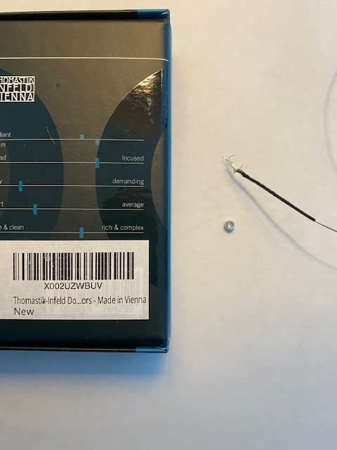 Thomastik-Infeld Dominant Pro Violin Strings DP100, 4/4 Synthetic Core Set for Advanced Violinists - Tin-Plated E, Aluminum A, Silver D&G - Powerful, Balanced with Broad Sound Colors - Made in Vienna Customer Review Thomastik-Infeld Dominant Pro Violin Strings DP100, 4/4 Synthetic Core Set for Advanced Violinists - Tin-Plated E, Aluminum A, Silver D&G - Powerful, Balanced with Broad Sound Colors - Made in Vienna - Customer Photo 4