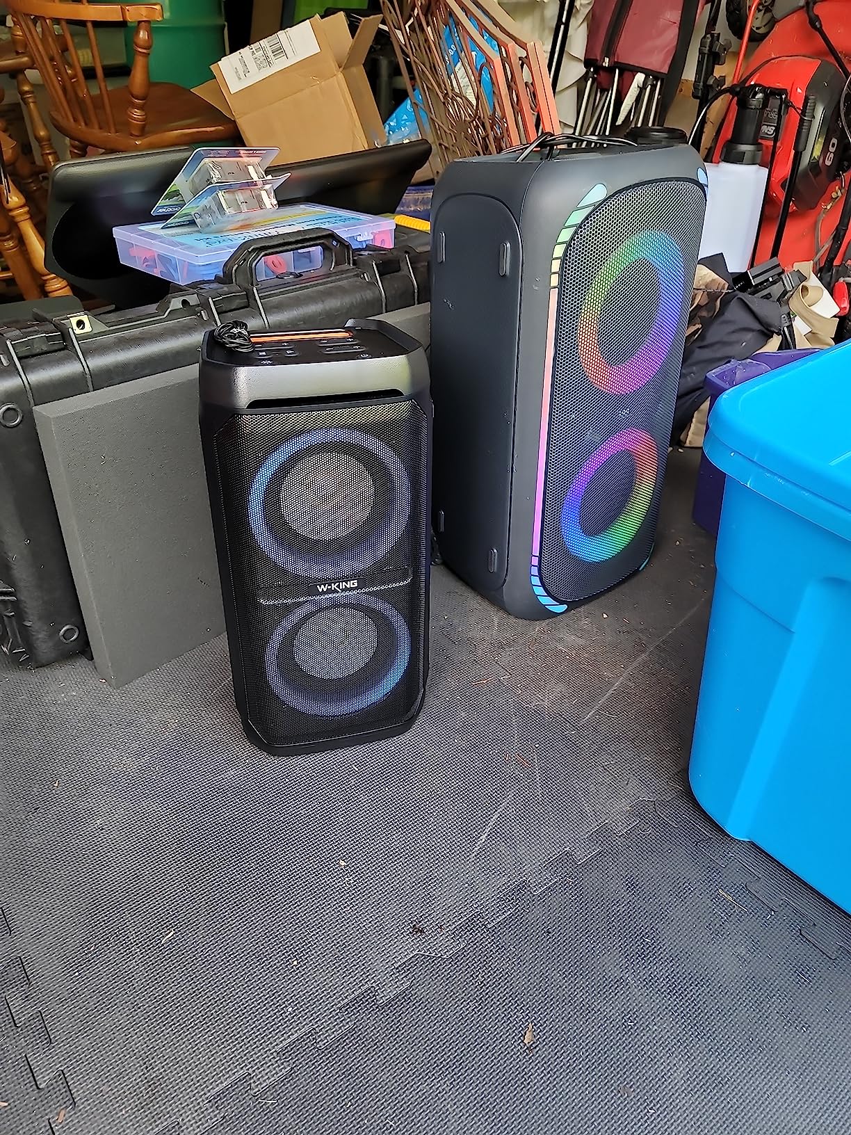 W-KING Party Loudest Portable Bluetooth Speaker Wireless Boom Box, 180W Max Big Large Outdoor Speaker 4 Drivers with 2*4.04'' Subwoofer, 80W HD Huge 105dB Pulse Natur Deep Bass, IPX5/24H/EQ/USB/TF/AUX Customer Review W-KING Party Loudest Portable Bluetooth Speaker Wireless Boom Box, 180W Max Big Large Outdoor Speaker 4 Drivers with 2*4.04'' Subwoofer, 80W HD Huge 105dB Pulse Natur Deep Bass, IPX5/24H/EQ/USB/TF/AUX - Customer Photo 2