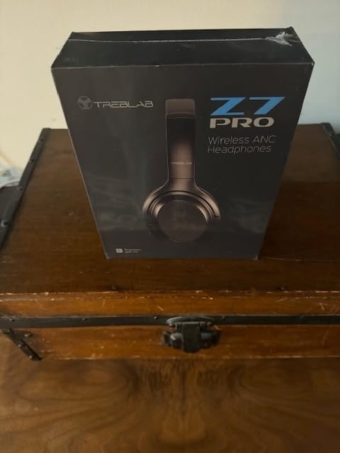TREBLAB Z7 Pro - Hybrid Active Noise Cancelling Headphones, Signature aptX-HD Audio, Memory Foam Ear Cups, Foldable, 45H Play, Bluetooth 5, Fast Charging, Workout Over Ear Headphones Wireless With Mic Customer Review TREBLAB Z7 Pro - Hybrid Active Noise Cancelling Headphones, Signature aptX-HD Audio, Memory Foam Ear Cups, Foldable, 45H Play, Bluetooth 5, Fast Charging, Workout Over Ear Headphones Wireless With Mic - Customer Photo 1