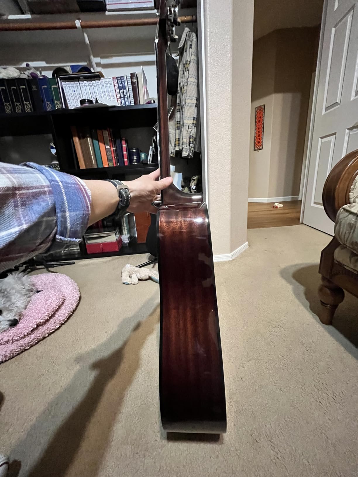 Fender CD-60S Solid Top Dreadnought Acoustic Guitar - All Mahogany Bundle with Gig Bag, Tuner, Strap, Strings, Picks, and Austin Bazaar Instructional DVD - Customer Photo 1
