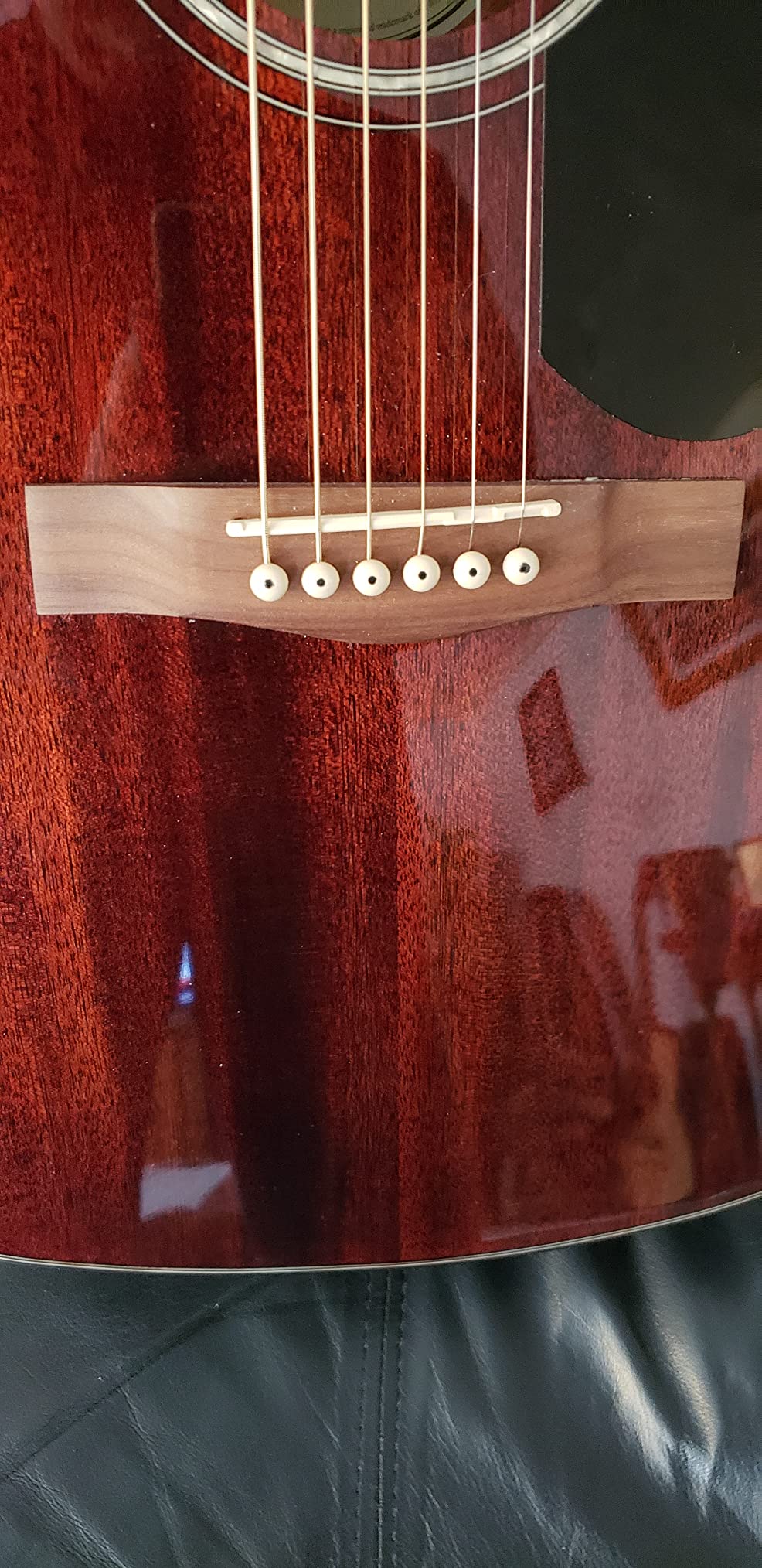 Fender CD-60SCE Solid Top Dreadnought Acoustic-Electric Guitar - All Mahogany Bundle with Hard Case, Instrument Cable, Tuner, Strap, Strings, Picks, Polishing Cloth and Austin Bazaar Instructional DVD - Customer Photo 2