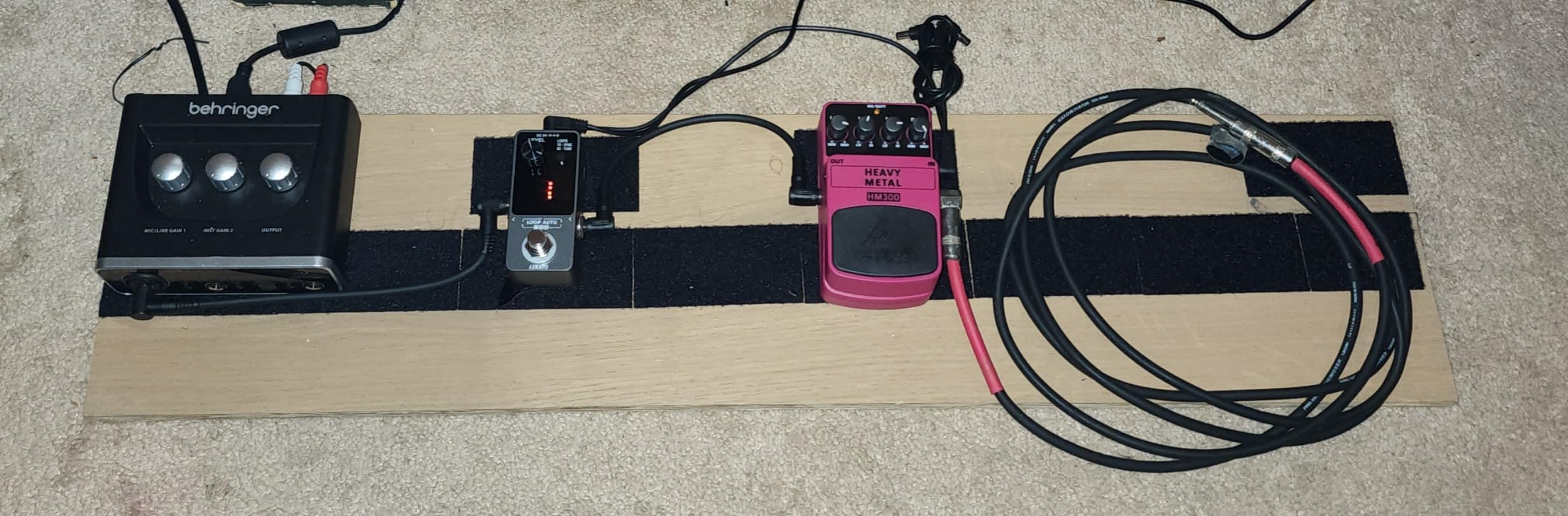 LEKATO Looper Pedal, Guitar Looper Pedal for Electric Guitar&Bass Loop Pedal with SYNC & Tuner Function Triple Effect Guitar Looper with LED Screen Unlimited Overdubs 3 Loops 18 Minutes Record Time customer photo 1