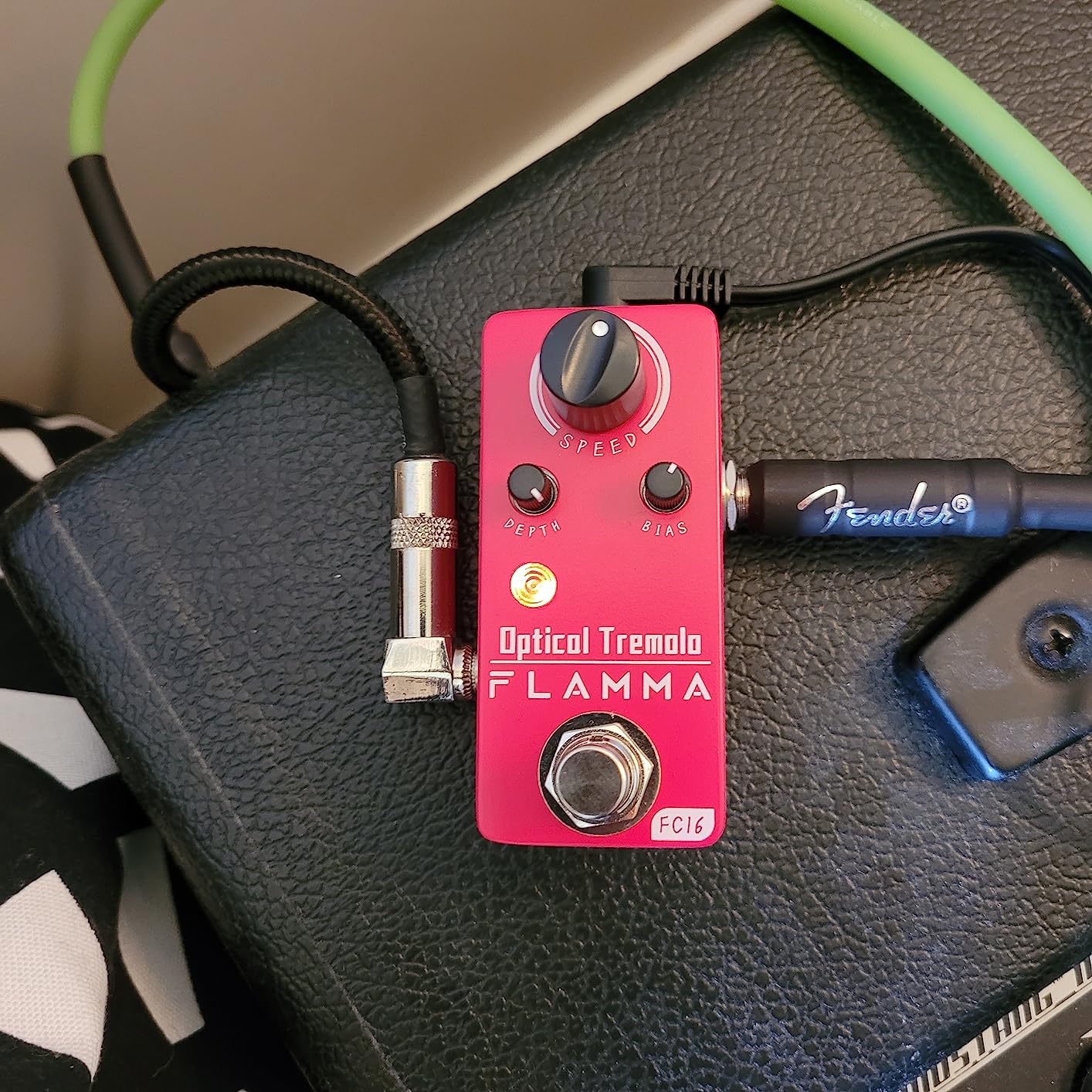 FLAMMA FC05 Mini Modulation Pedal with Chorus Flanger Tremolo Phaser Vibrato Rotary Liquid Autowah Stutter Ring LowBit Customer Review FLAMMA FC05 Mini Modulation Pedal with Chorus Flanger Tremolo Phaser Vibrato Rotary Liquid Autowah Stutter Ring LowBit - Customer Photo 1