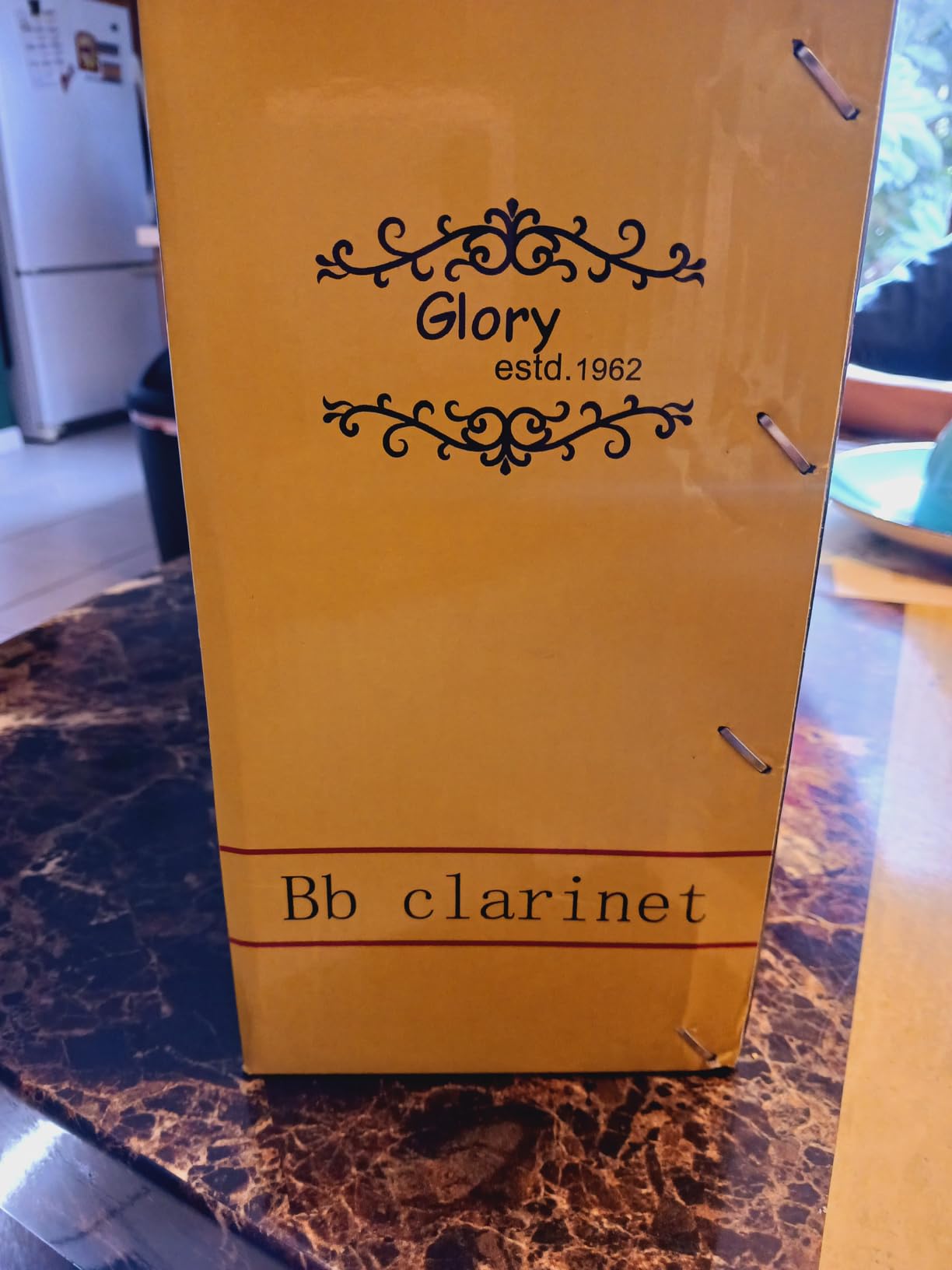 Glory GLY-PBK Professional Ebonite Bb Clarinet with 10 Reeds, Stand, Hard Case, Cleaning Cloth, Cork grease, Mouthpiece Brush and Pad Brush, Black customer photo 1
