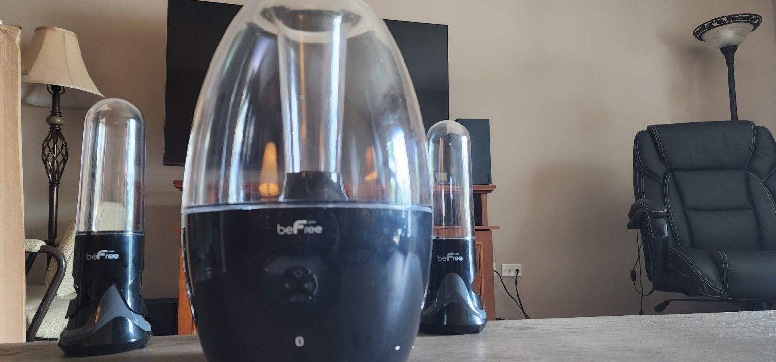 beFree Sound 2.1 Channel Bluetooth Multimedia LED Dancing Water Sound System,Black,BFS-Dancing Water - Customer Photo 1