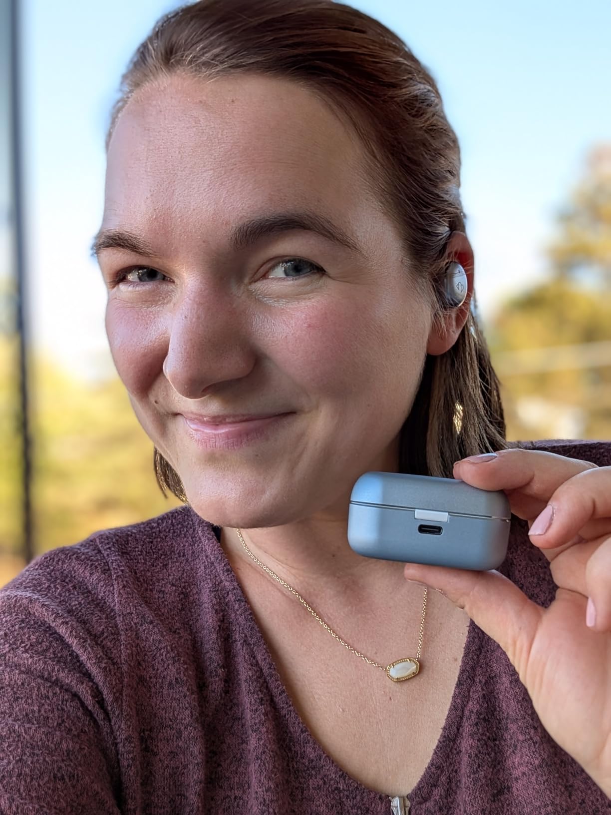 Back Bay Audio Tempo 30 Wireless Earbuds for Small Ears - Award-Winning Sound, Sweatproof Bluetooth Earbuds, Tech Fitness Gifts for Men, Comfortable Bluetooth Ear Buds for Women - Lavender customer photo 1