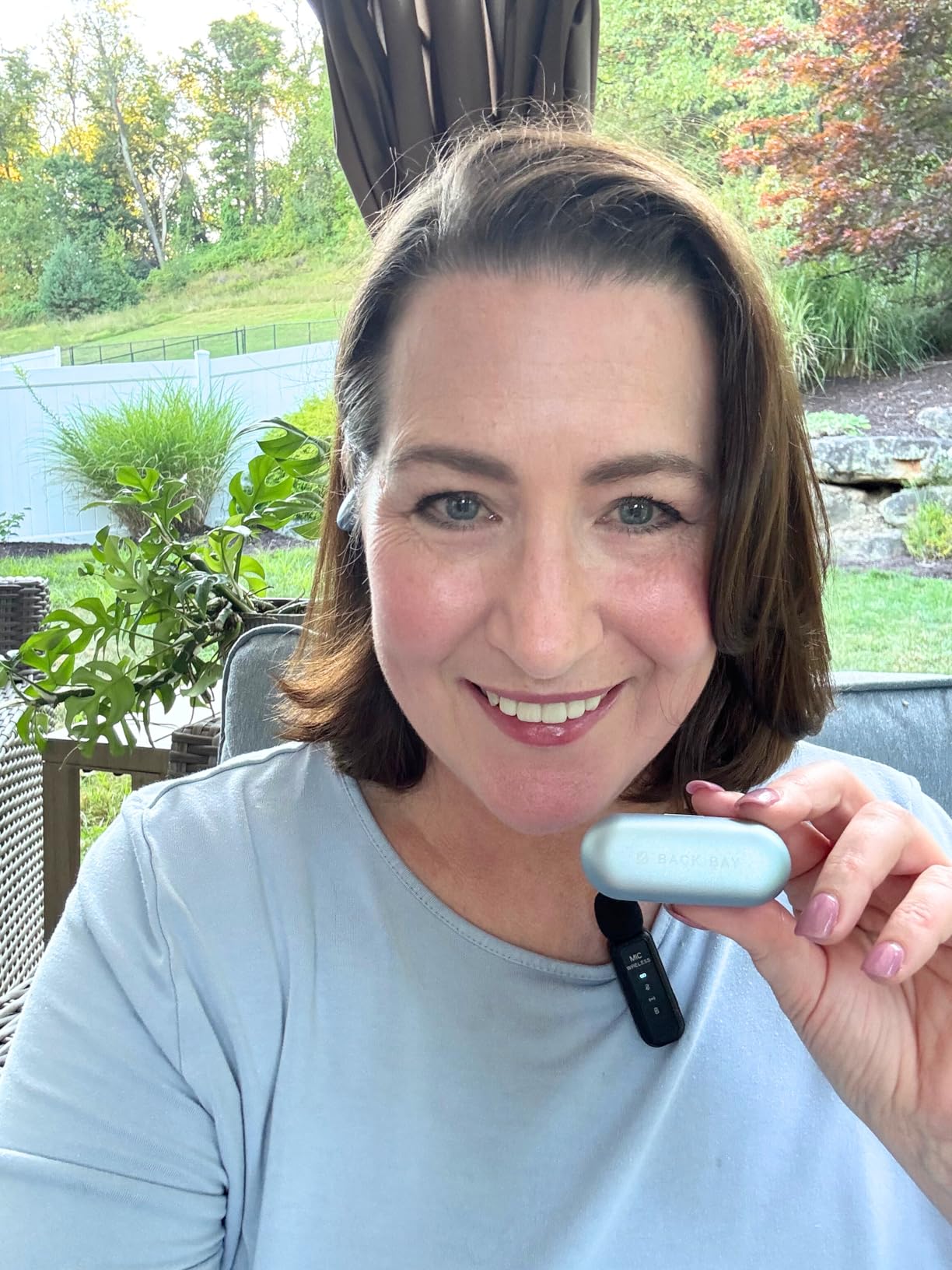 Back Bay Audio Tempo 30 Wireless Earbuds for Small Ears - Award-Winning Sound, Sweatproof Bluetooth Earbuds, Comfortable Ear Buds for Women, Purple Earphones Small Ear Canals, Long Battery Headphones Customer Review Back Bay Audio Tempo 30 Wireless Earbuds for Small Ears - Award-Winning Sound, Sweatproof Bluetooth Earbuds, Comfortable Ear Buds for Women, Purple Earphones Small Ear Canals, Long Battery Headphones - Customer Photo 2