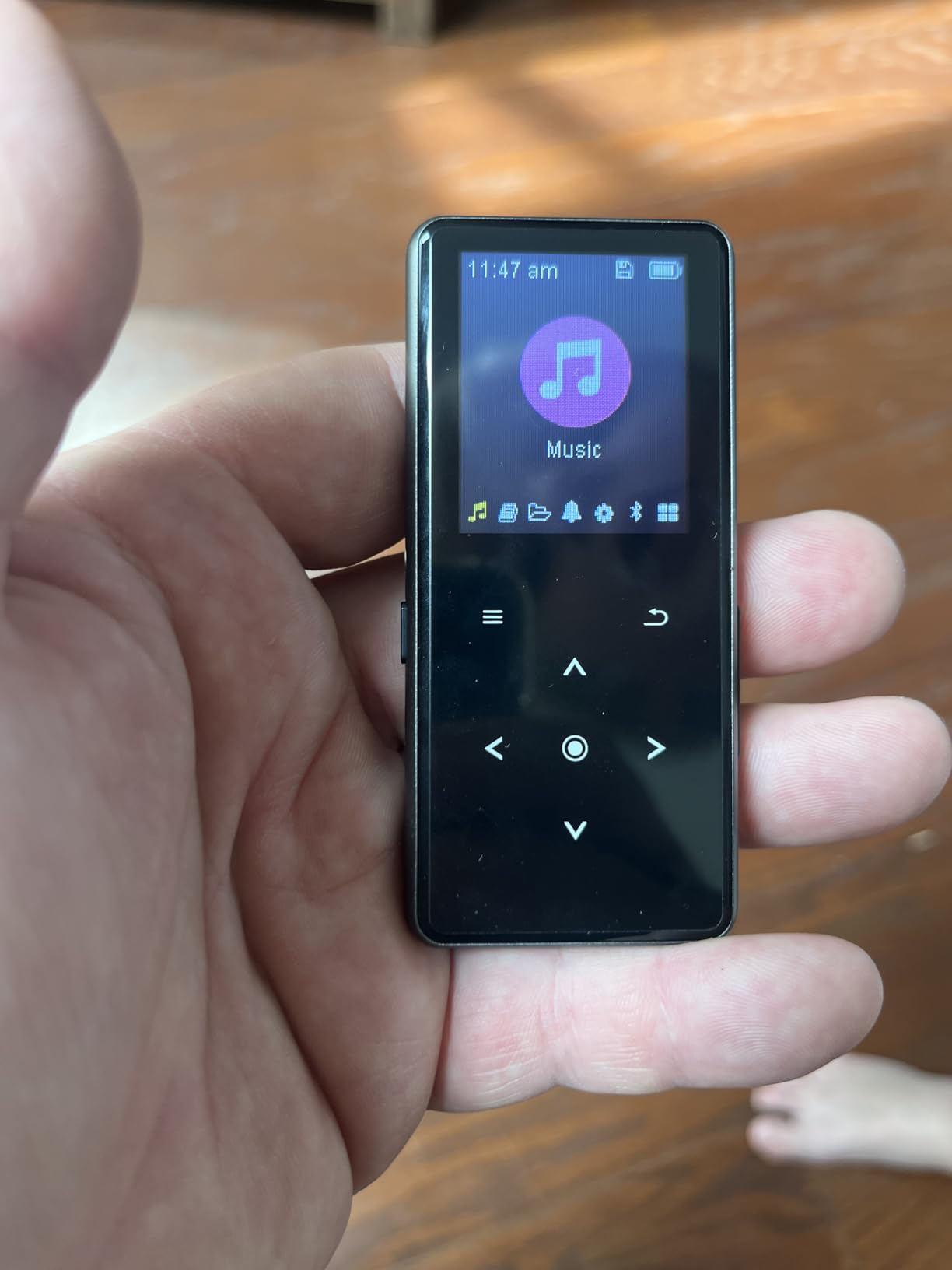 64GB MP3 Player with Bluetooth 5.2, AiMoonsa Music Player with Built-in HD Speaker, FM Radio, Voice Recorder, HiFi Sound, E-Book, Earphones Included - Customer Photo 2