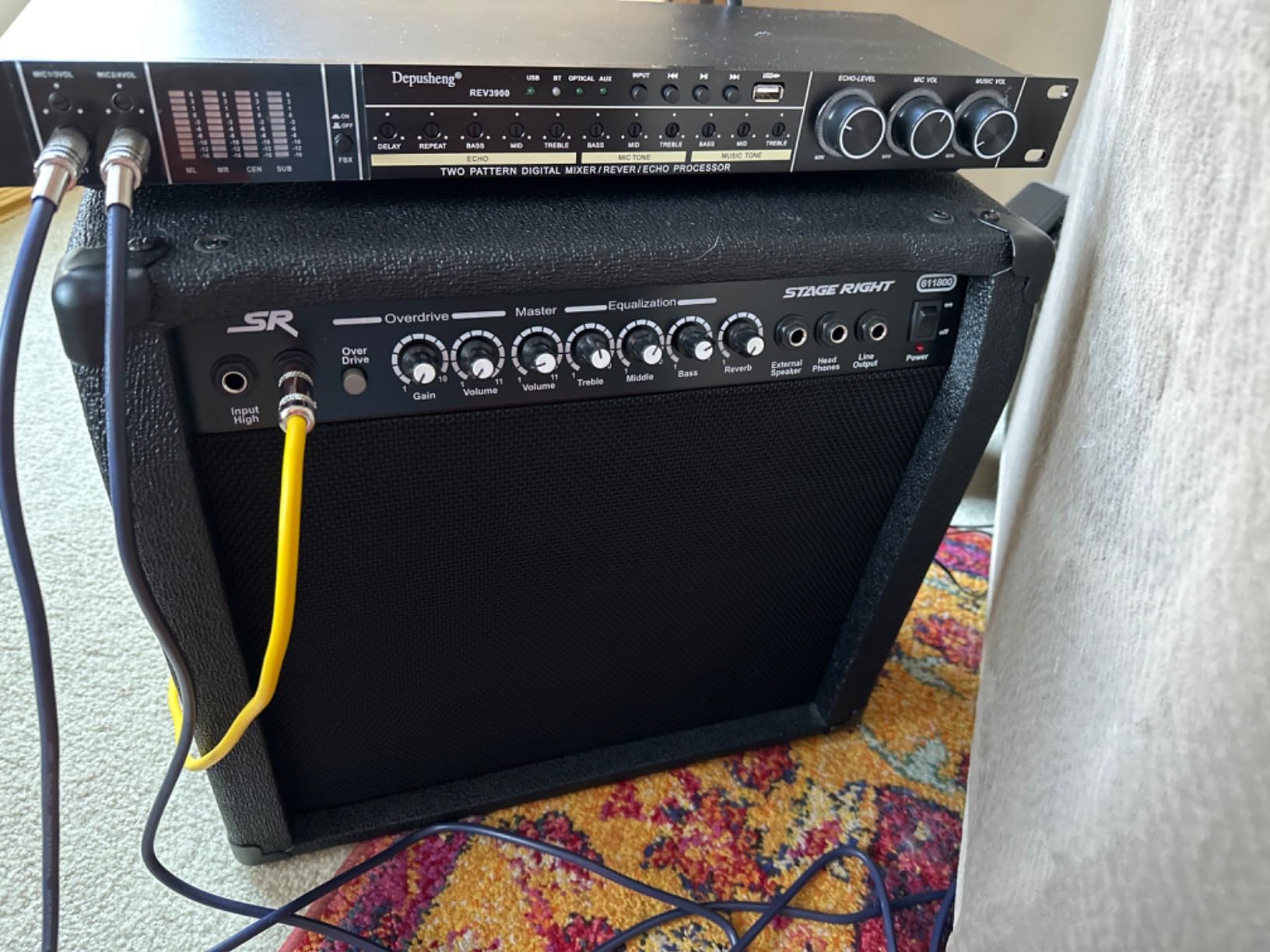 Depusheng REV3900 Pre Effector Professional KTV Household Karaoke Multieffects Processors Anti Howling Audio Processor USB Bluetooth Device Customer Review Depusheng REV3900 Pre Effector Professional KTV Household Karaoke Multieffects Processors Anti Howling Audio Processor USB Bluetooth Device - Customer Photo 1