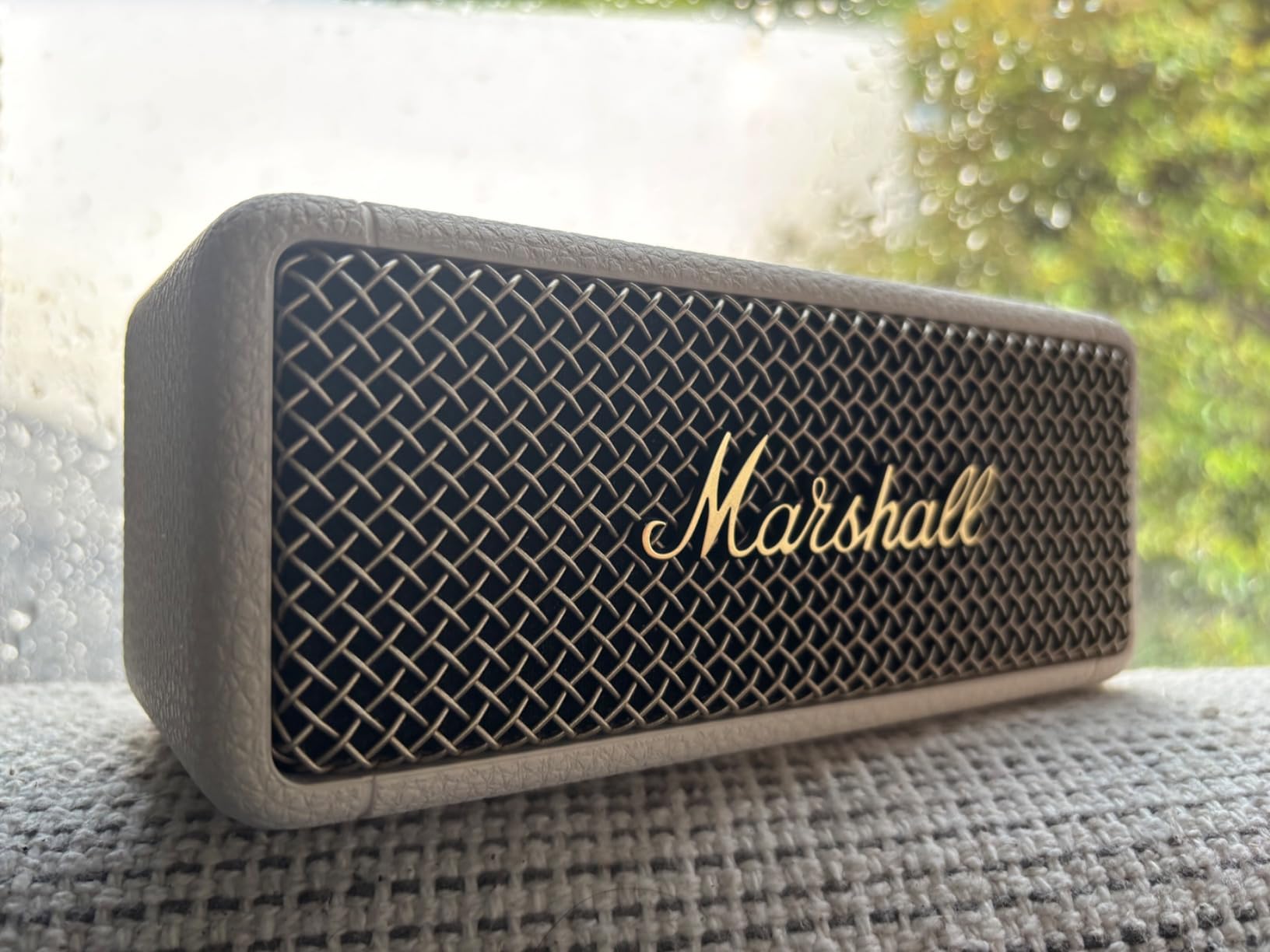 Marshall Emberton II Portable Bluetooth Speaker, Black & Brass Customer Review Marshall Emberton II Portable Bluetooth Speaker, Black & Brass - Customer Photo 2