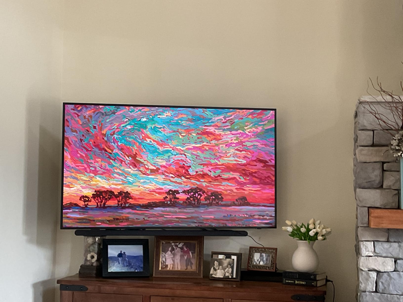 SAMSUNG HW-S50B/ZA 3.0ch All-in-One Soundbar w/Dolby 5.1, DTS Virtual:X, Q Symphony, Built in Center Speaker, Adaptive Sound Lite, Bluetooth Multi Connection, 2022 Black - Customer Photo 2