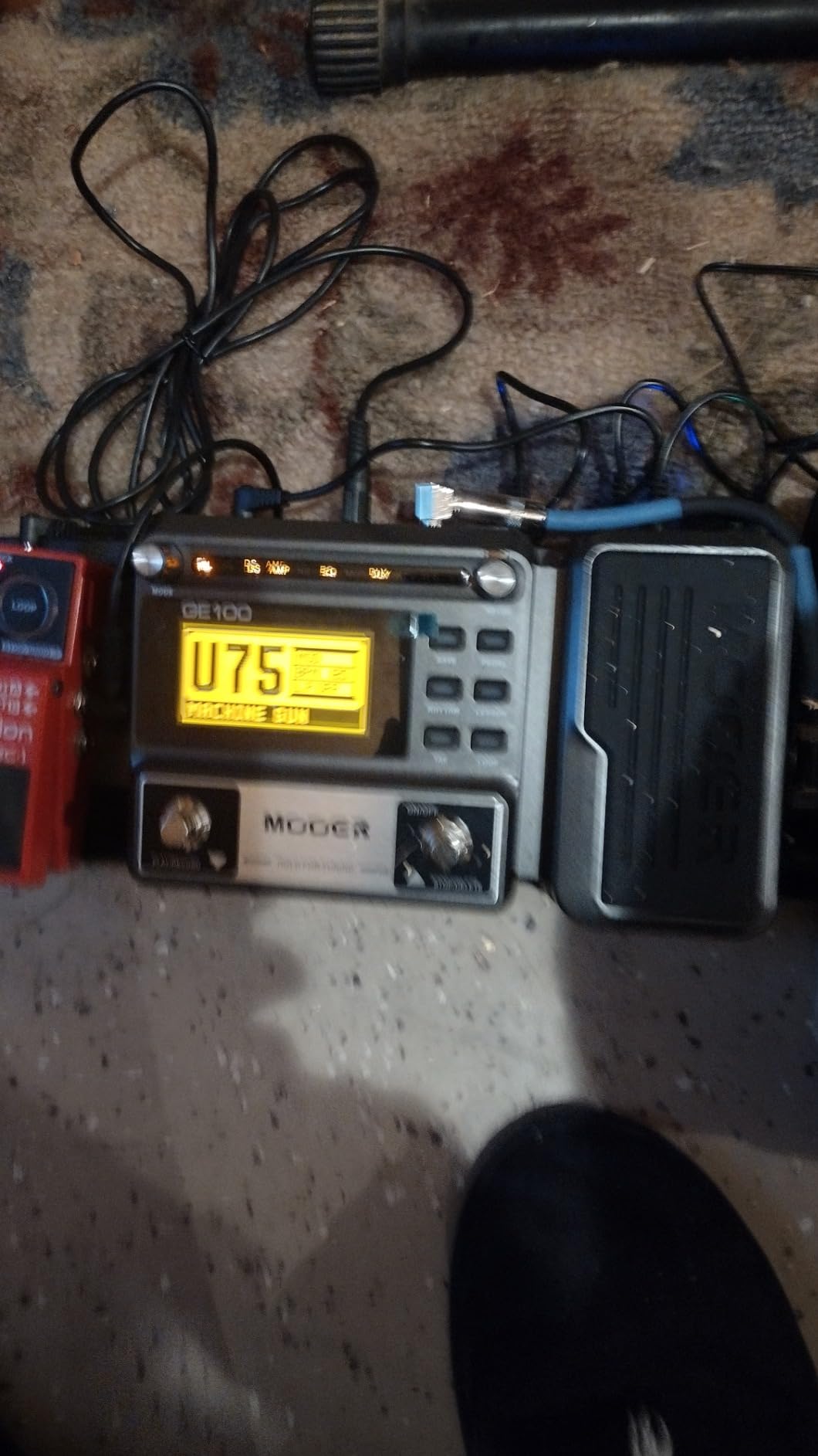 MOOER GE100 Multi-Effects Guitar Pedal with 80 Presets, 66 Effects, Loop and Expression Volume Pedal, Tap Tempo, Headphone Out Customer Review MOOER GE100 Multi-Effects Guitar Pedal with 80 Presets, 66 Effects, Loop and Expression Volume Pedal, Tap Tempo, Headphone Out - Customer Photo 2