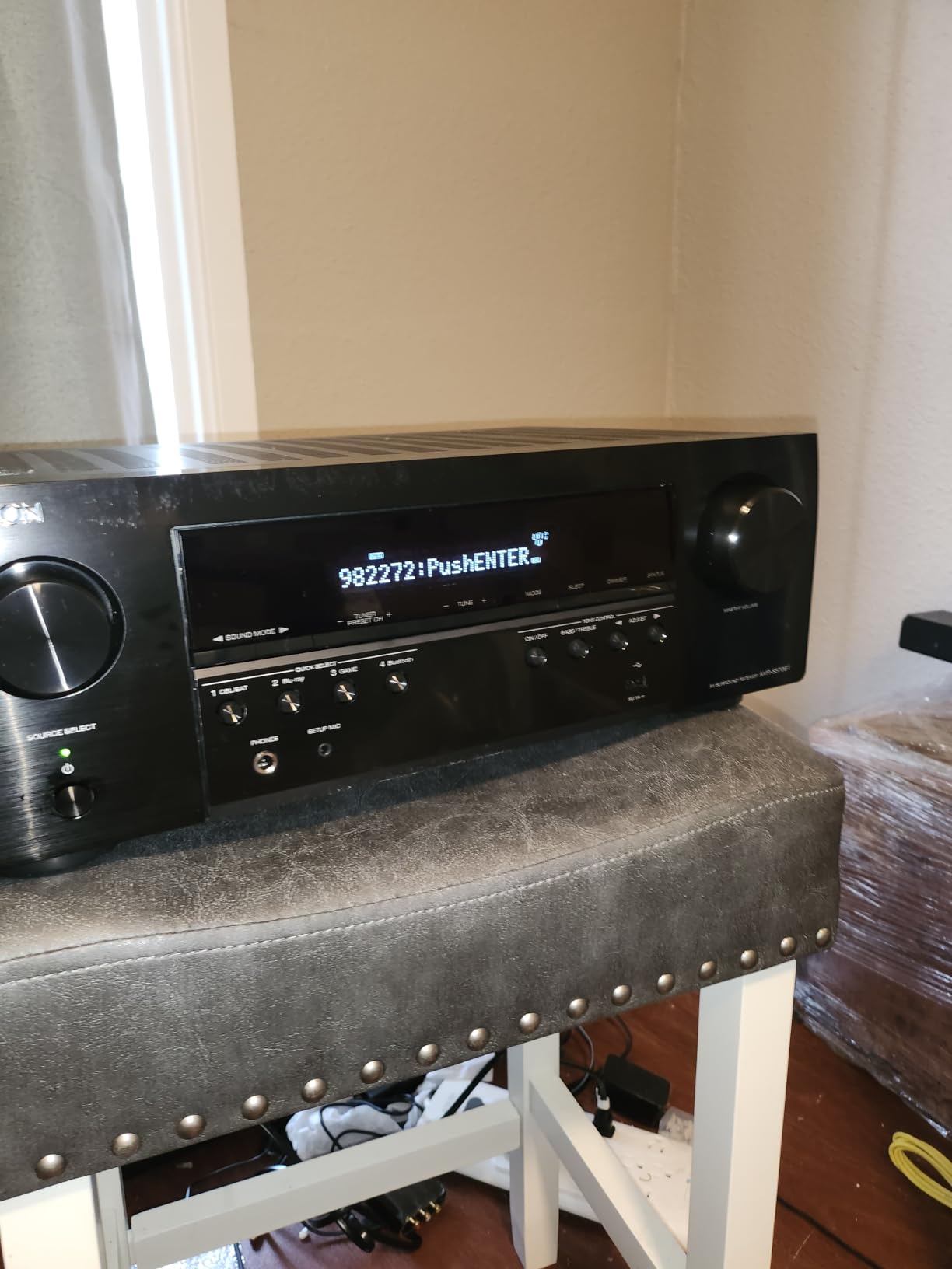 Denon AVR-S570BT AV Receiver 5.2 Channel 8K Ultra HD Audio & Video, Stereo Receivers, Denon AVR Wireless Streaming Bluetooth, (4) 8K HDMI Inputs, eARC, HD Setup Assistant - Customer Photo 4
