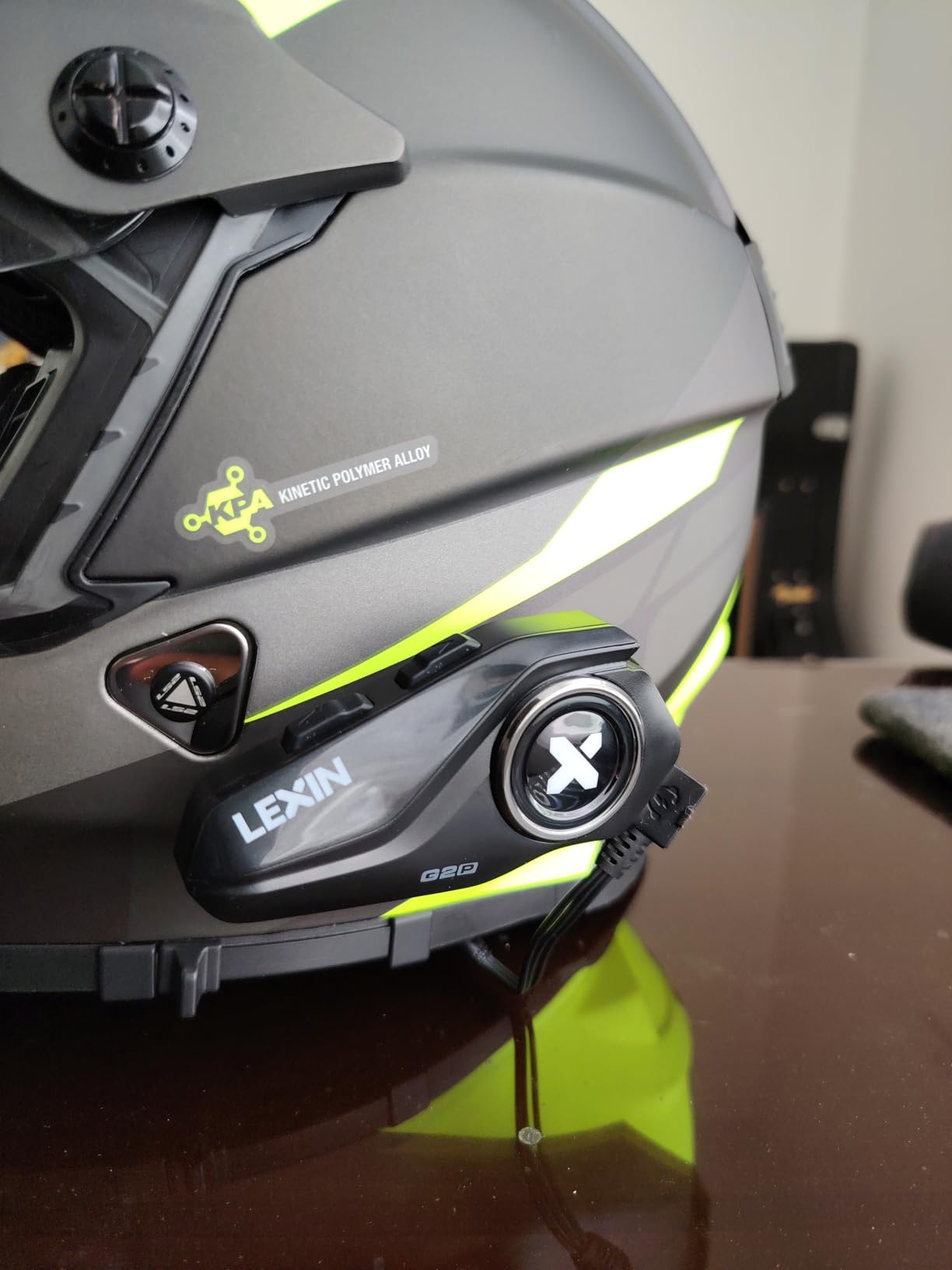 LEXIN G2P Motorcycle Helmet Bluetooth Headset, Group Intercom Communication System, FM Radio/ 6 Shells/Universal Pairing/Private Talk/Noise Cancellation, Fit for Snowmobile/ATV, 1 Pack Customer Review LEXIN G2P Motorcycle Helmet Bluetooth Headset, Group Intercom Communication System, FM Radio/ 6 Shells/Universal Pairing/Private Talk/Noise Cancellation, Fit for Snowmobile/ATV, 1 Pack - Customer Photo 2