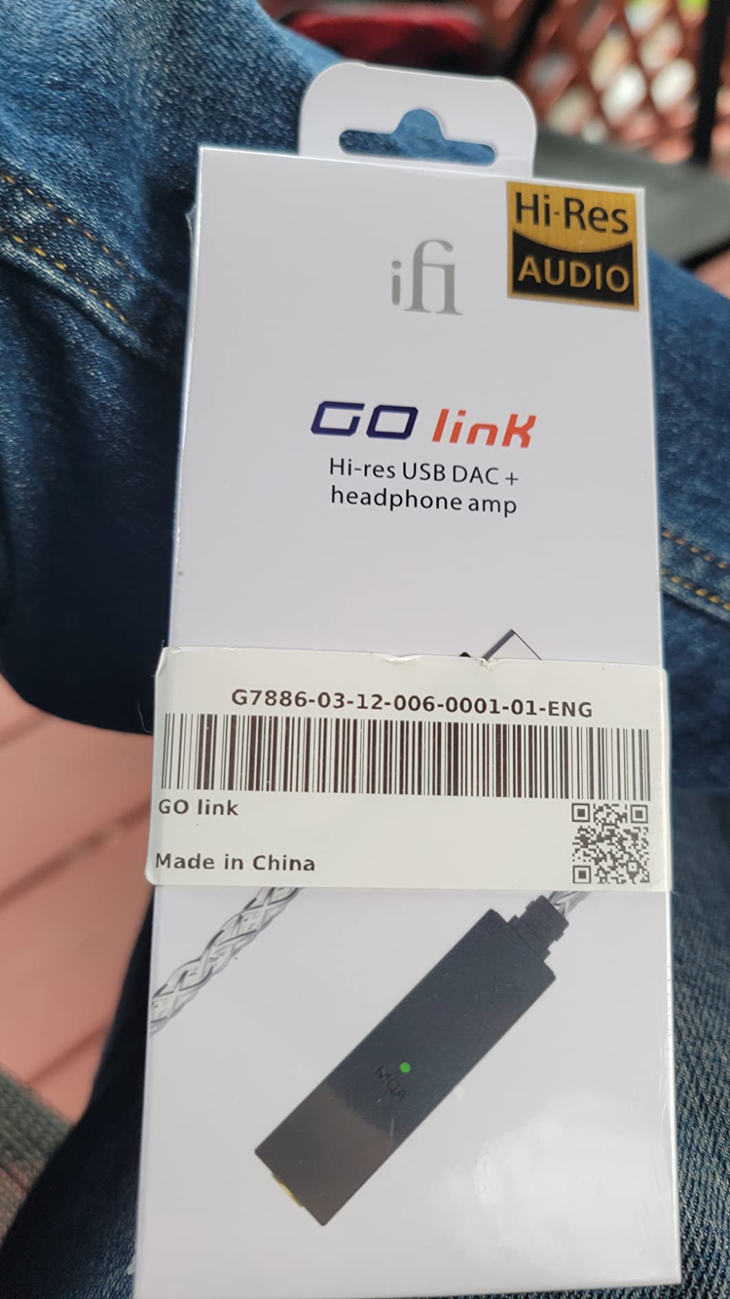 iFi GO Link - Portable DAC & Headphone Amplifier - USB-C to 3.5mm Adapter - Improve Sound from Any Device - Gold-Plated 3.5mm Headphone Socket – Supports Hi-Resolution 32-bit/384kHz/DSD256/MQA - Customer Photo 2