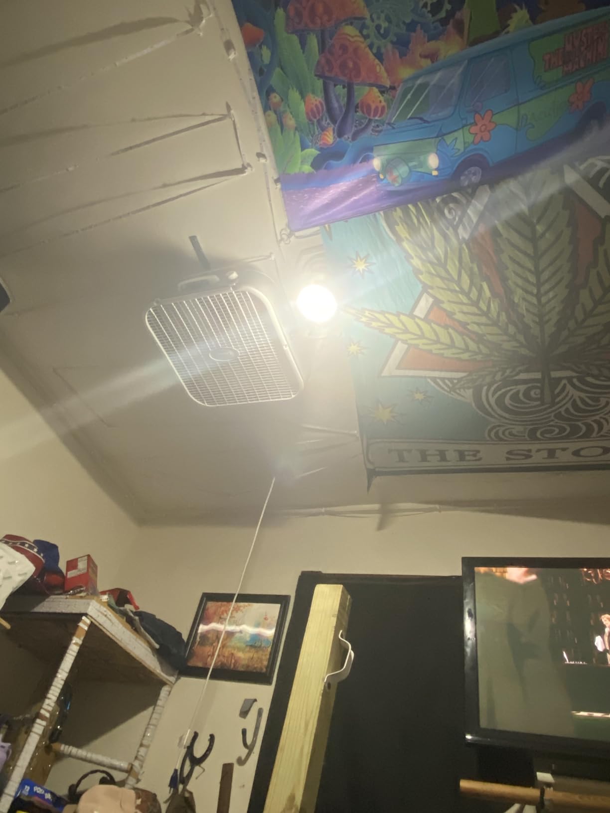 GE LED+ Color Changing Speaker LED Light Bulb with Remote, Daylight and Multicolor, A21 Standard Bulb (1 Pack) - Customer Photo 2