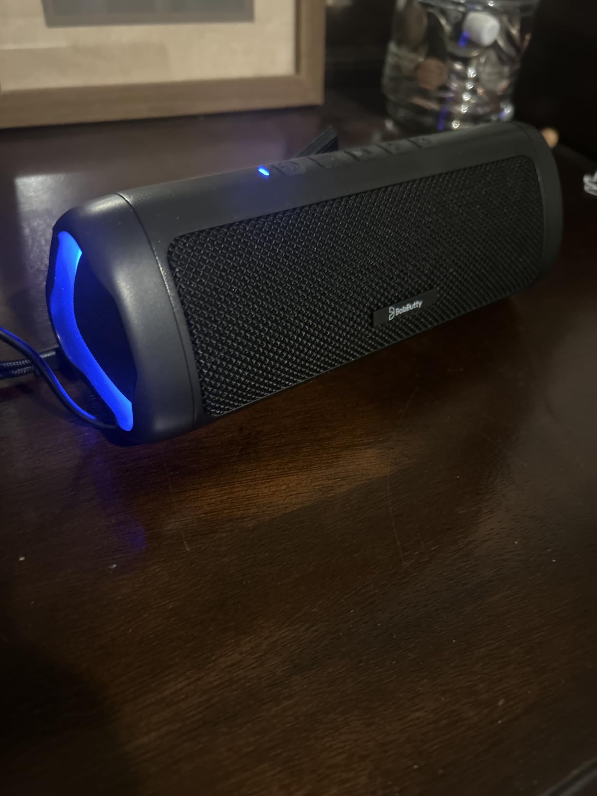 Bluetooth Speaker with HD Sound, Portable Wireless, IPX5 Waterproof, Up to 20H Playtime, TWS Pairing, BT5.3, for Home/Party/Outdoor/Beach, Stocking Stuffers, White Elephant Gifts for Adults (Black) - Customer Photo 3