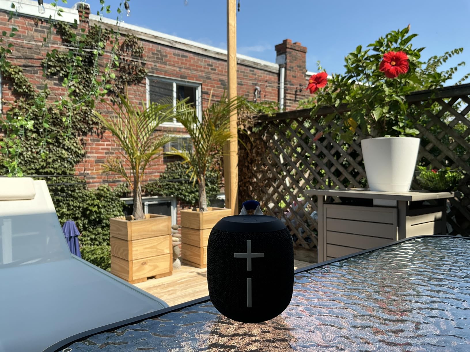 Ultimate Ears WONDERBOOM 4 Waterproof Bluetooth Outdoor Speakers with Big Bass & 360-Degree Sound, Dustproof Floating Wireless Speaker, 131ft Range - Black - Customer Photo 2