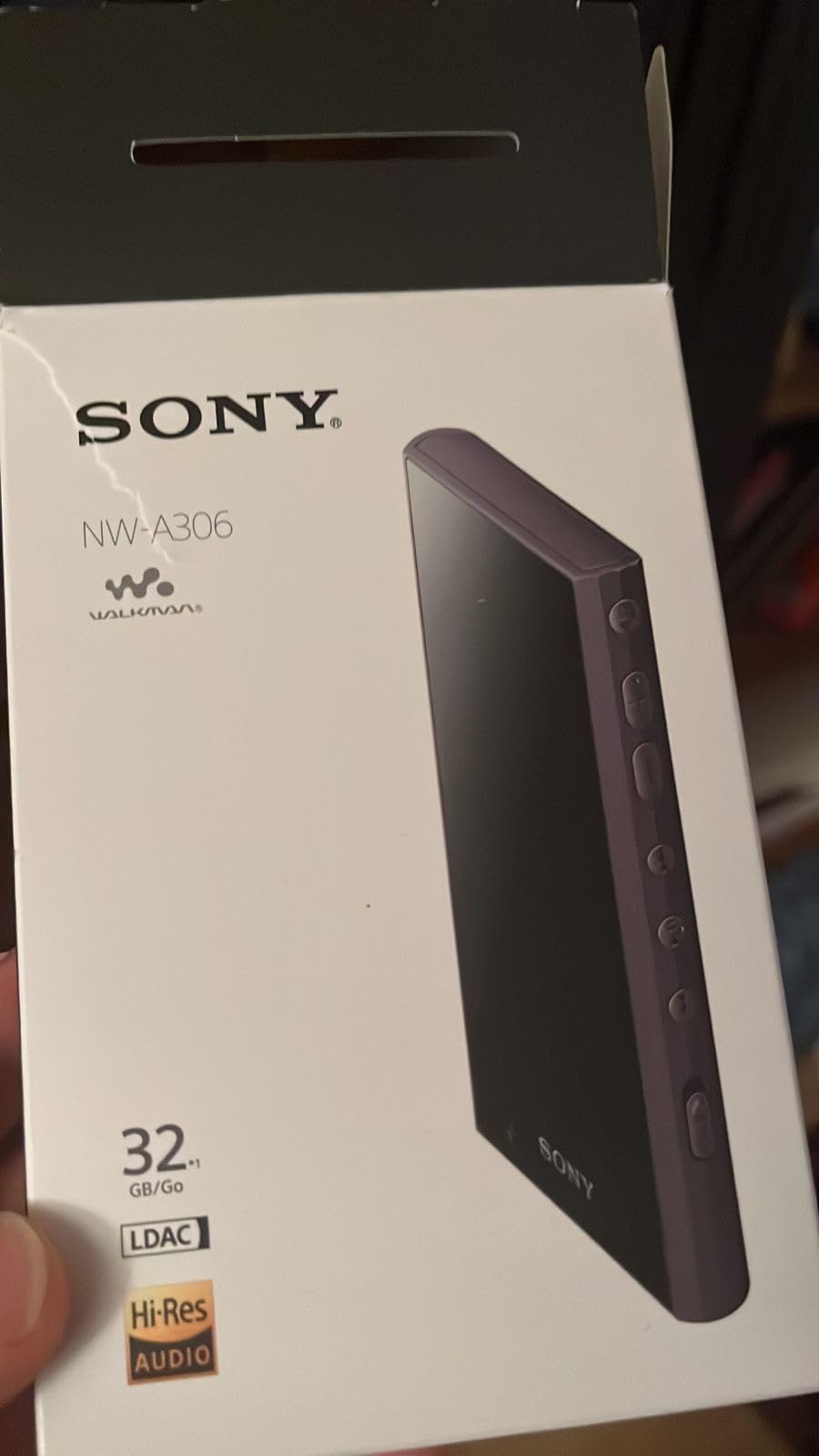 Sony NW-A306 Walkman 32GB Hi-Res Portable Digital Music Player with Android, up to 36 Hour Battery, Wi-Fi & Bluetooth and USB Type-C - Black NW-A306/B, Black customer photo 2