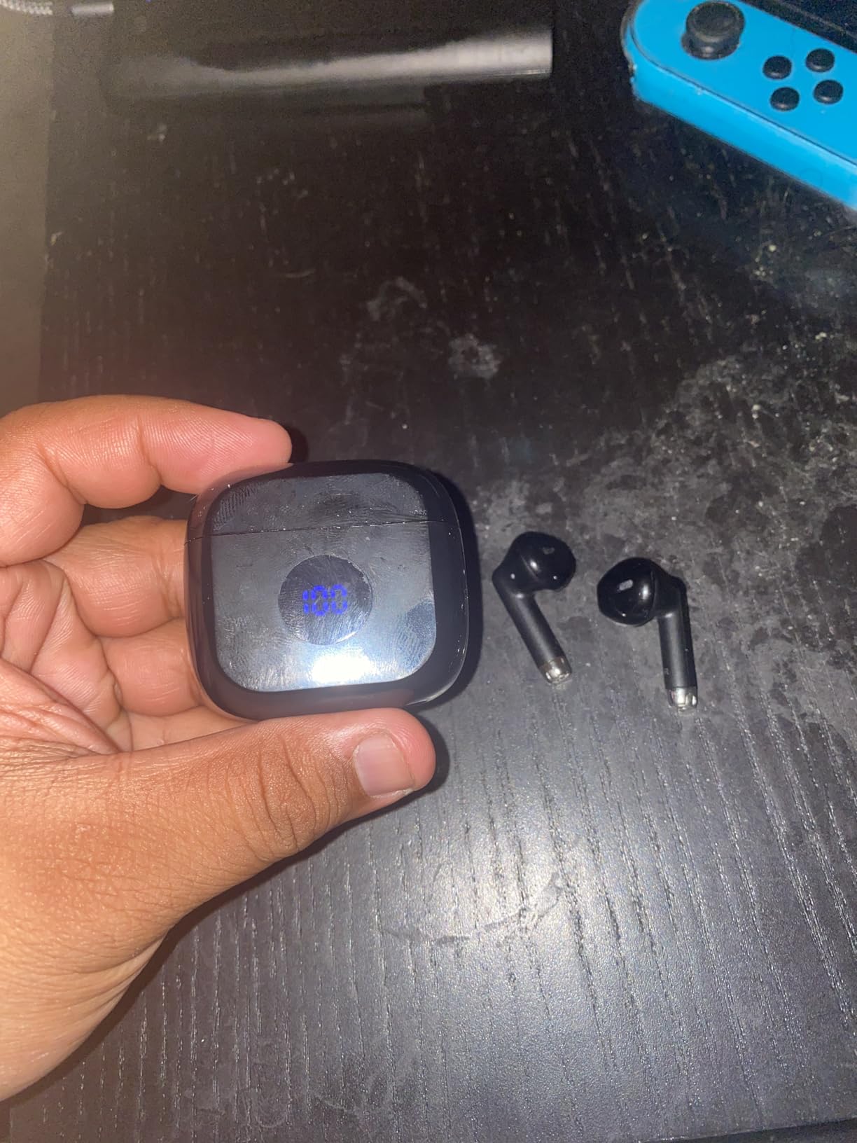 Wireless Earbuds, Bluetooth 5.4 Ear Buds LED Power Display Headphones Bass Stereo, Bluetooth Earbuds in-Ear Noise Cancelling Mic, 40H Playback Mini Case IP7 Waterproof Sports Earphones for Android iOS - Customer Photo 4