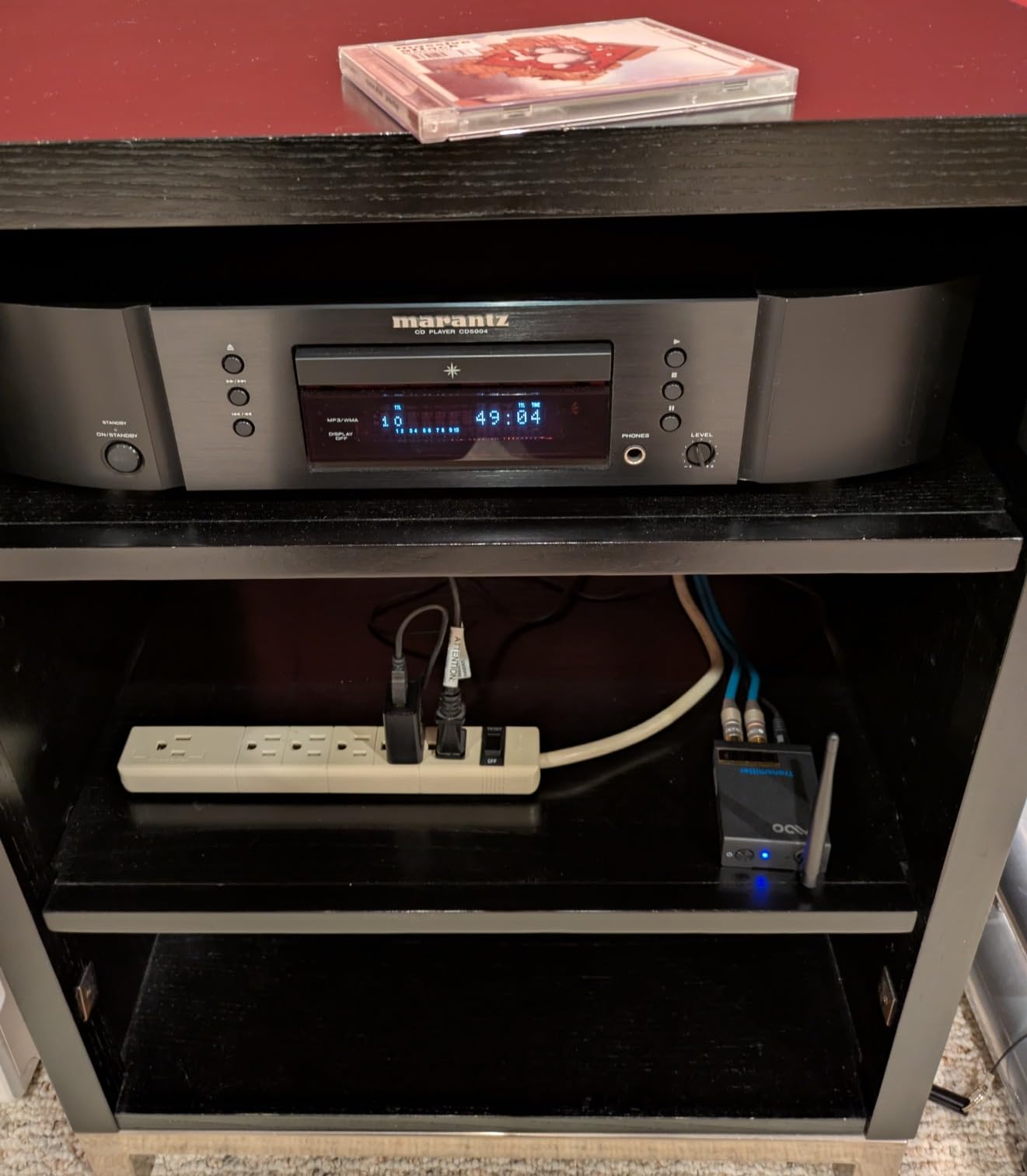 YMOO 3 in 1 2.4Ghz Wireless Audio Transmitter and Receiver,2 Receivers for Two Speakers,20ms Ultra Low Latency,192kHz/24bit HiFi,320ft Range RCA Jack Wireless Adapter for TV/Speaker/PC/Home Stereo Customer Review YMOO 3 in 1 2.4Ghz Wireless Audio Transmitter and Receiver,2 Receivers for Two Speakers,20ms Ultra Low Latency,192kHz/24bit HiFi,320ft Range RCA Jack Wireless Adapter for TV/Speaker/PC/Home Stereo - Customer Photo 1