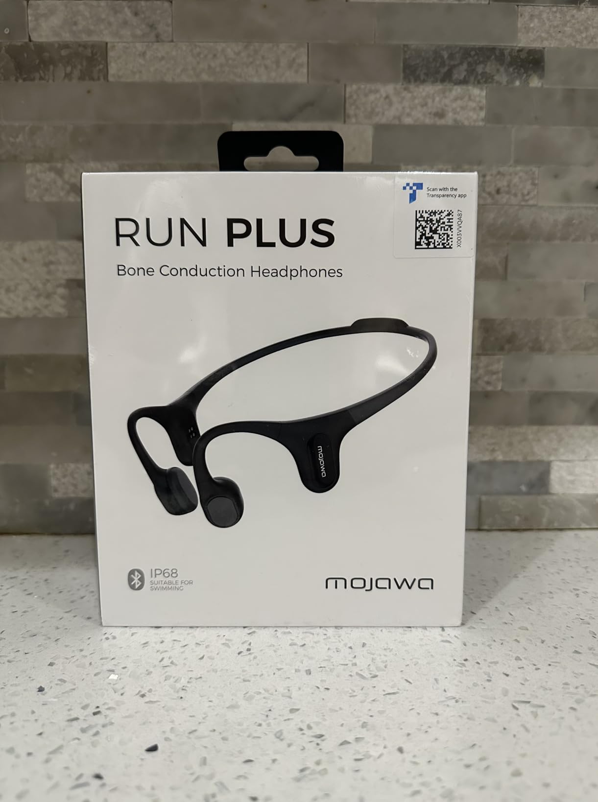 mojawa Run Plus Bone Conduction Headphones, Open-Ear Bluetooth Headphones, 32GB MP3 Player, IP68 Waterproof Swimming Earbuds, Deep Bass, Secure Fit for Running, Gym and Daily Use, Black Customer Review mojawa Run Plus Bone Conduction Headphones, Open-Ear Bluetooth Headphones, 32GB MP3 Player, IP68 Waterproof Swimming Earbuds, Deep Bass, Secure Fit for Running, Gym and Daily Use, Black - Customer Photo 3