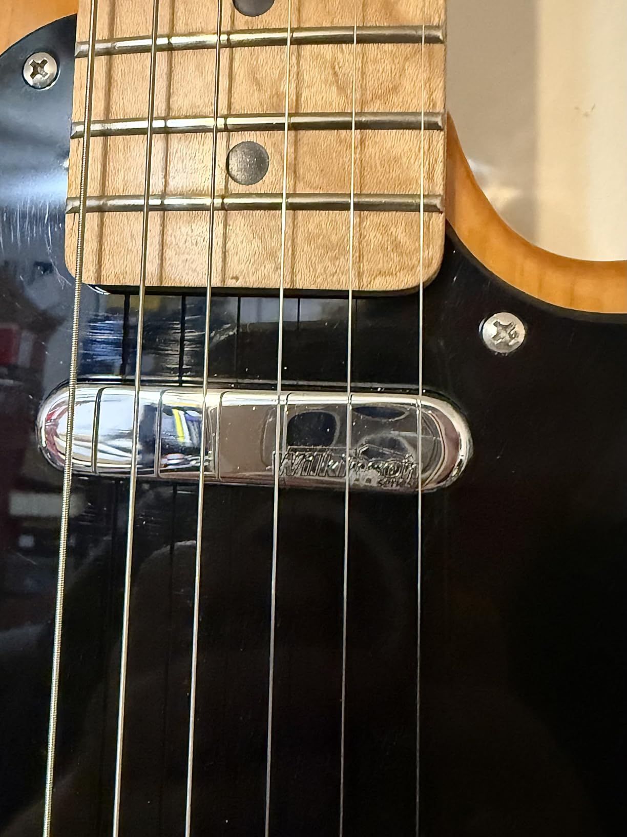 Wilkinson Vintage Alnico 5 Tele Single Coil Pickups Neck Bridge Pickups Set for Fender Squier Telecaster Electric Guitar Customer Review Wilkinson Vintage Alnico 5 Tele Single Coil Pickups Neck Bridge Pickups Set for Fender Squier Telecaster Electric Guitar - Customer Photo 1