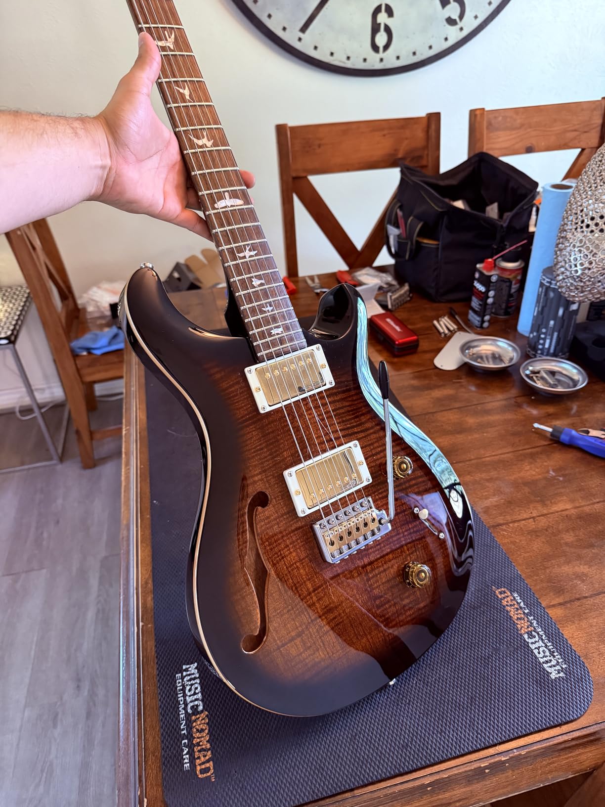 Wilkinson Vintage Tone Alnico 5 Humbucker Pickups Set for Les Paul Style Electric Guitar, Chrome Customer Review Wilkinson Vintage Tone Alnico 5 Humbucker Pickups Set for Les Paul Style Electric Guitar, Chrome - Customer Photo 1