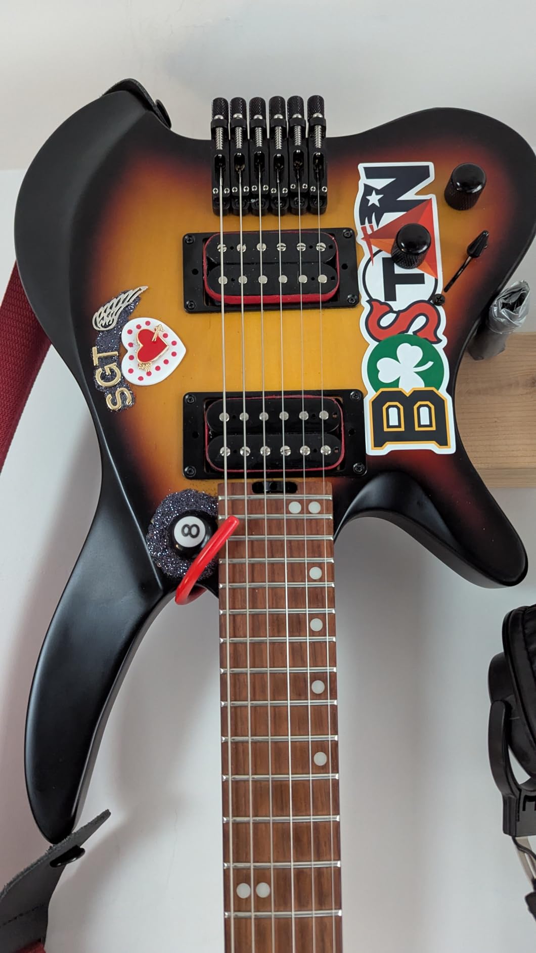 IYV-ISHL-500 LH, 6-String Headless Electric Guitar, 3-Tone Sunburst, Left hand - Customer Photo 1