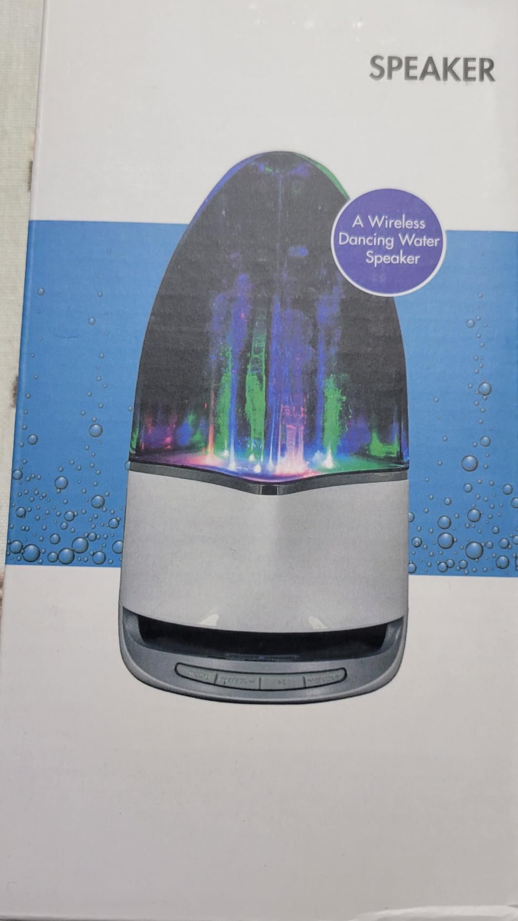 Water Dancing Speaker, Bluetooth Wireless Speaker, TWS Function, Children's Day Gift Ideas, Perfect for a Christmas Party, Bt 5.3, S/N Ratio:≤ 75dB (Gray) - Customer Photo 3